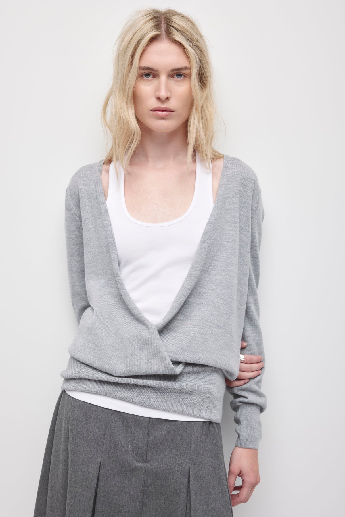 Model is 5'10" and wearing a size XS.