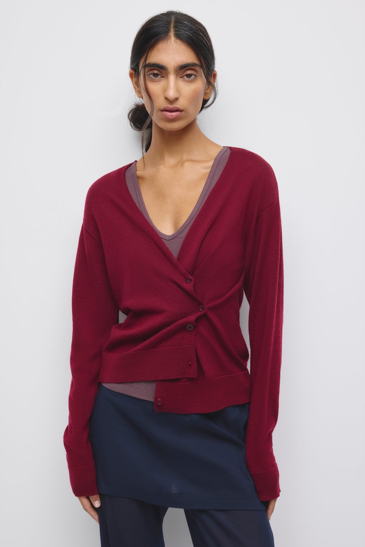Model is 5'10" and wearing a size XS.