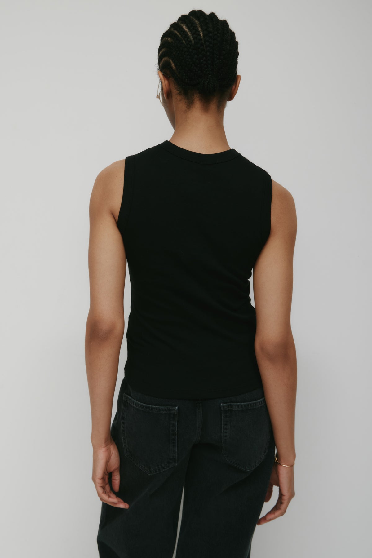 Women's Muscle Tank in Black