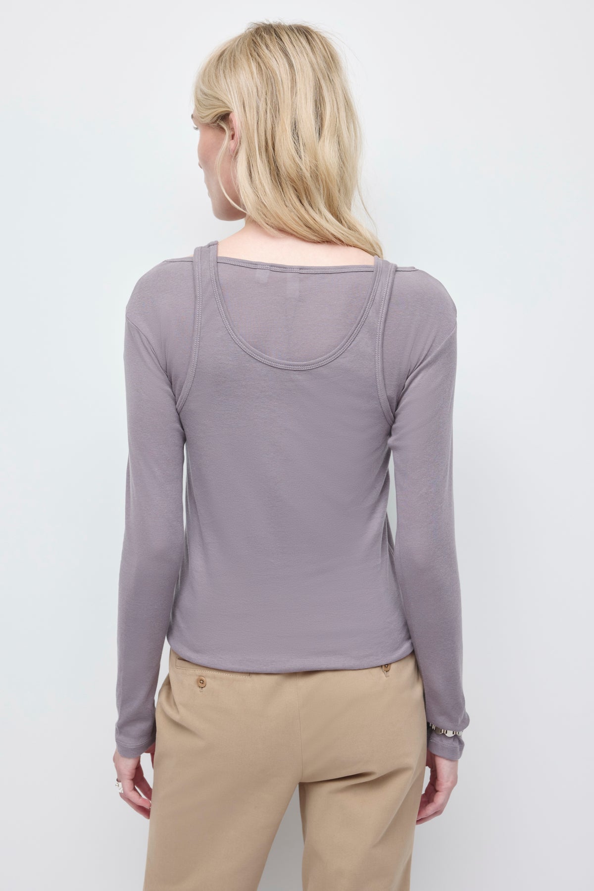 Women's Nawa Convertible Longsleeve in Lavender Ash