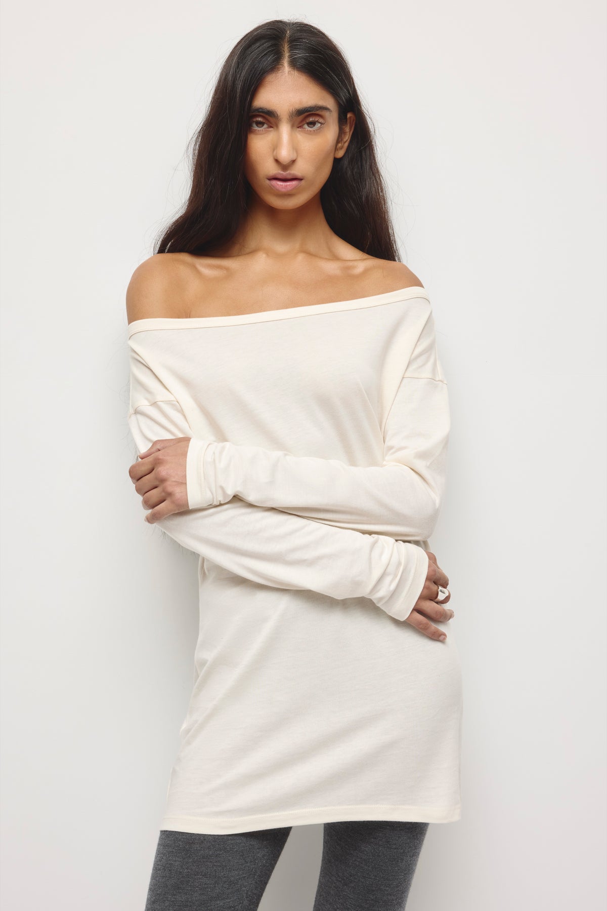 Model is 5’10" and wearing a size XS.