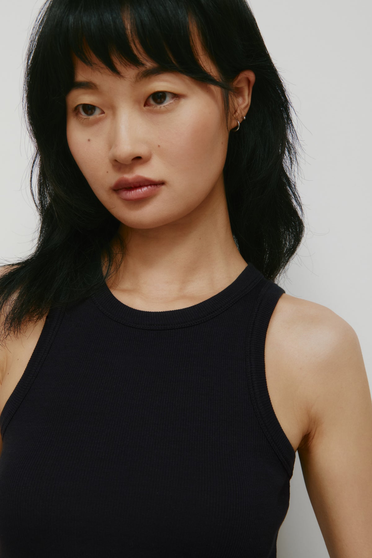 Débardeur Racer pour Femme en Noir