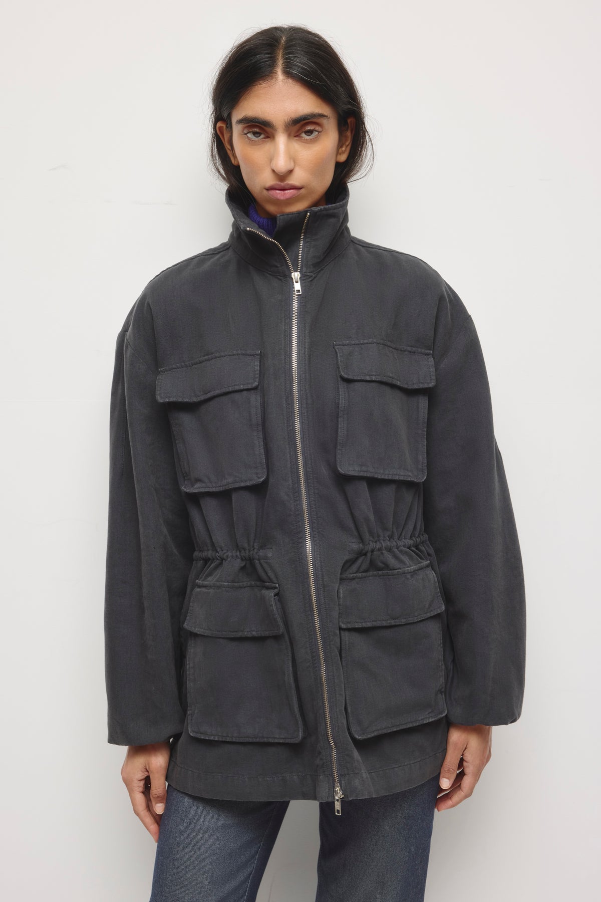 Model is 5’10" and wearing a size XS.