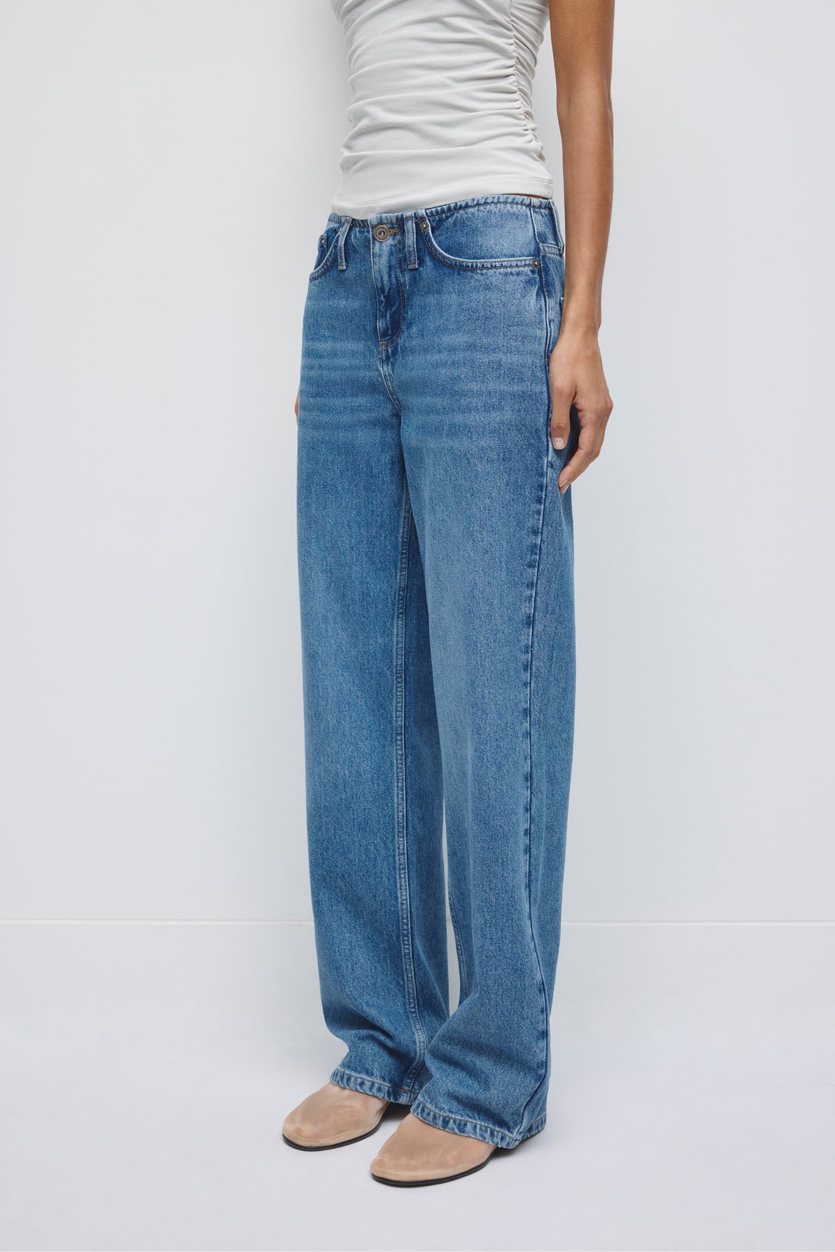 Jeans Safi pour femme en medium Wash