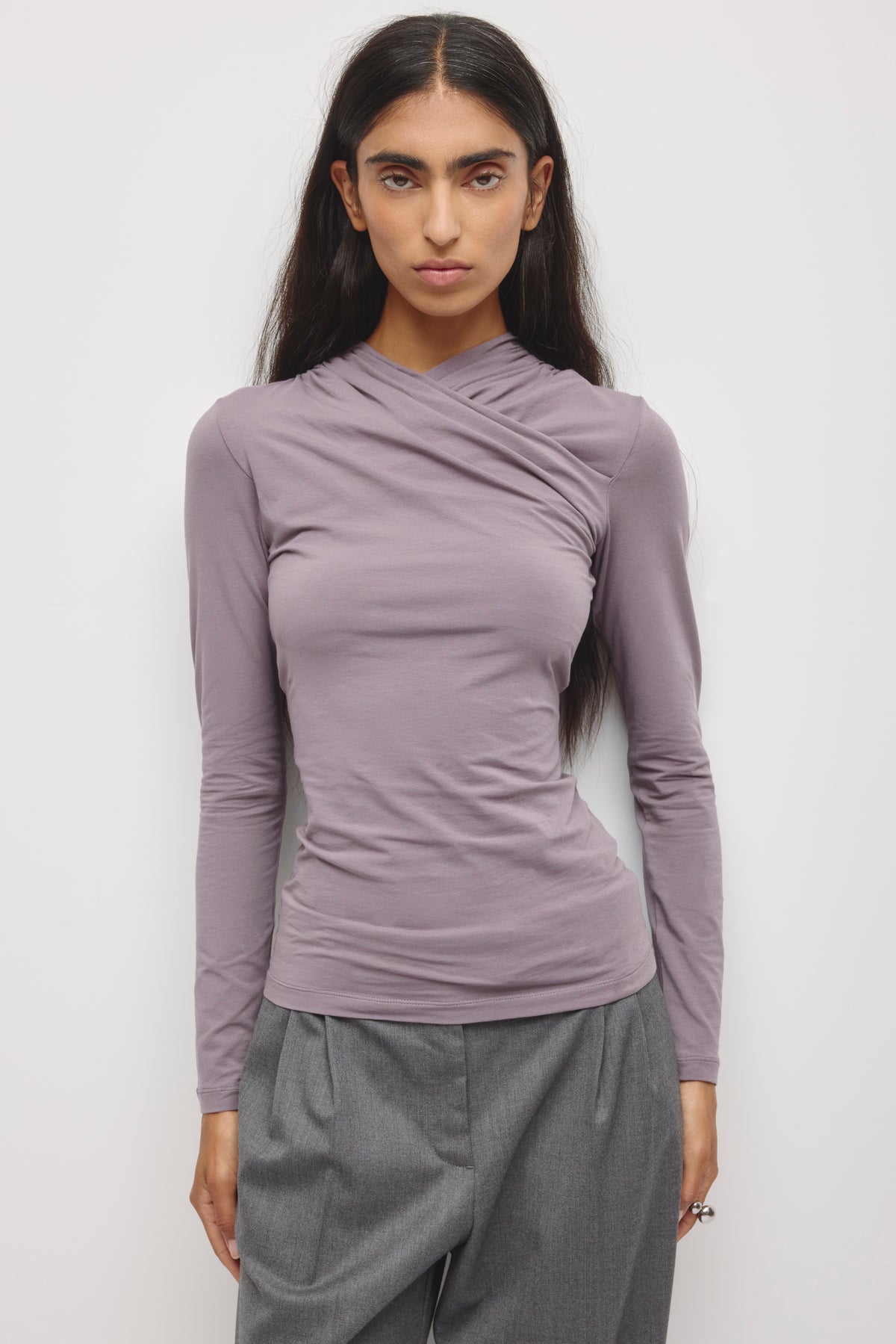 Model is 5’8” and is wearing a size XS.