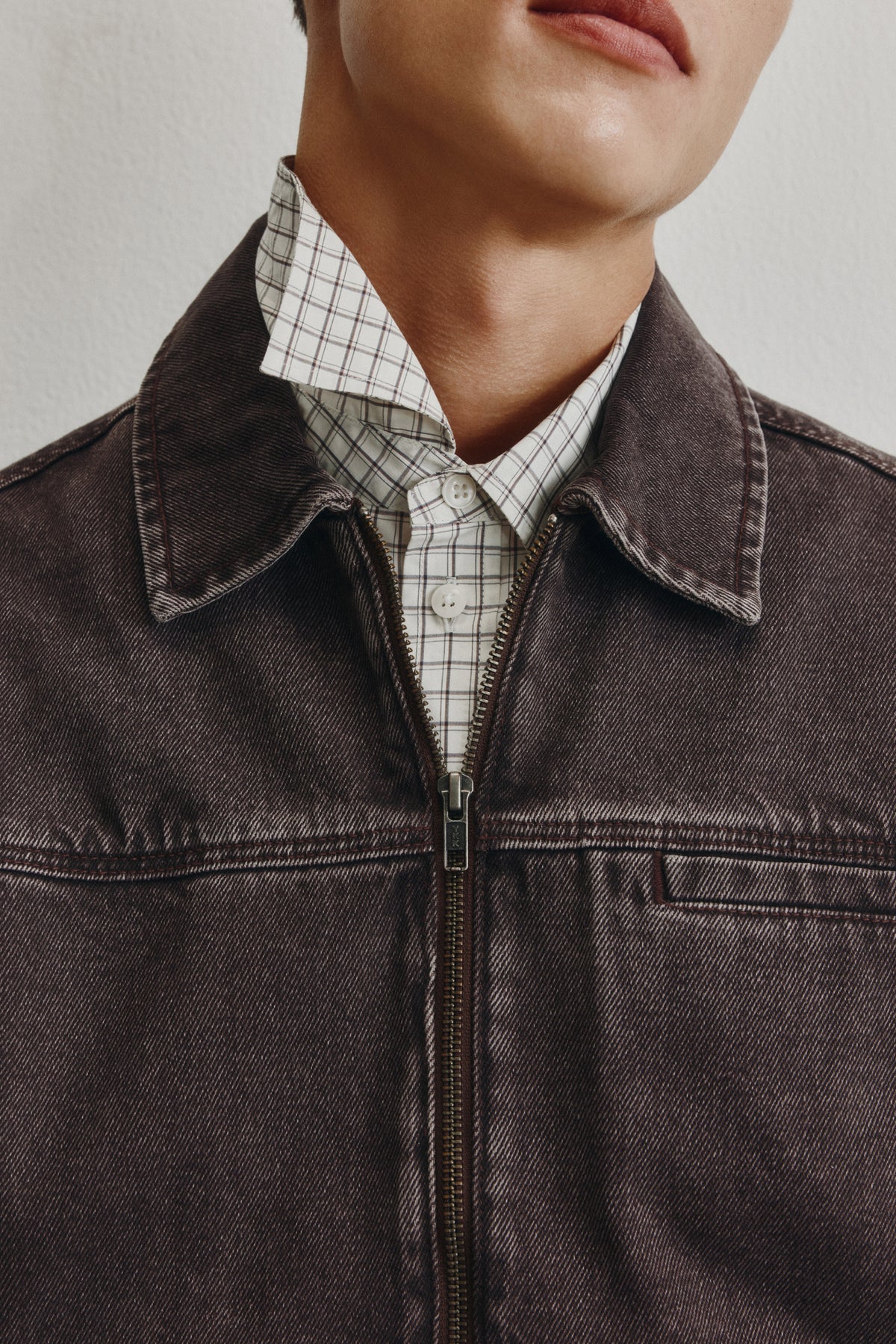 Men's Tura Jacket in Brown Wash