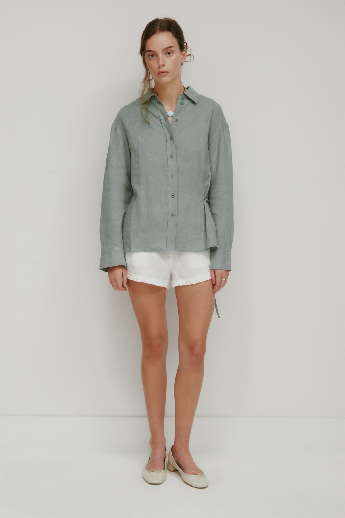 Model is 5’9” and is wearing a size S.