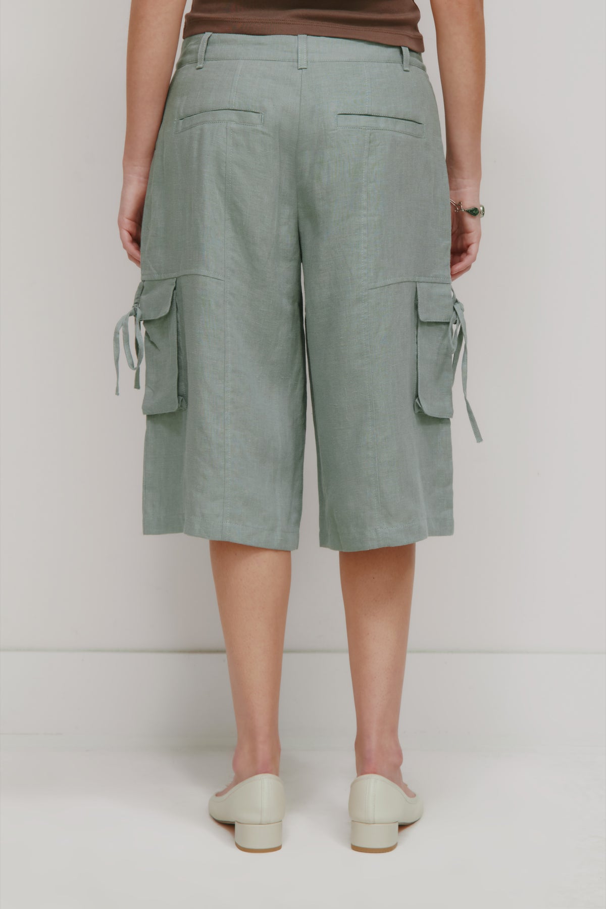 Women's Sila Linen Tie Short in Shadow