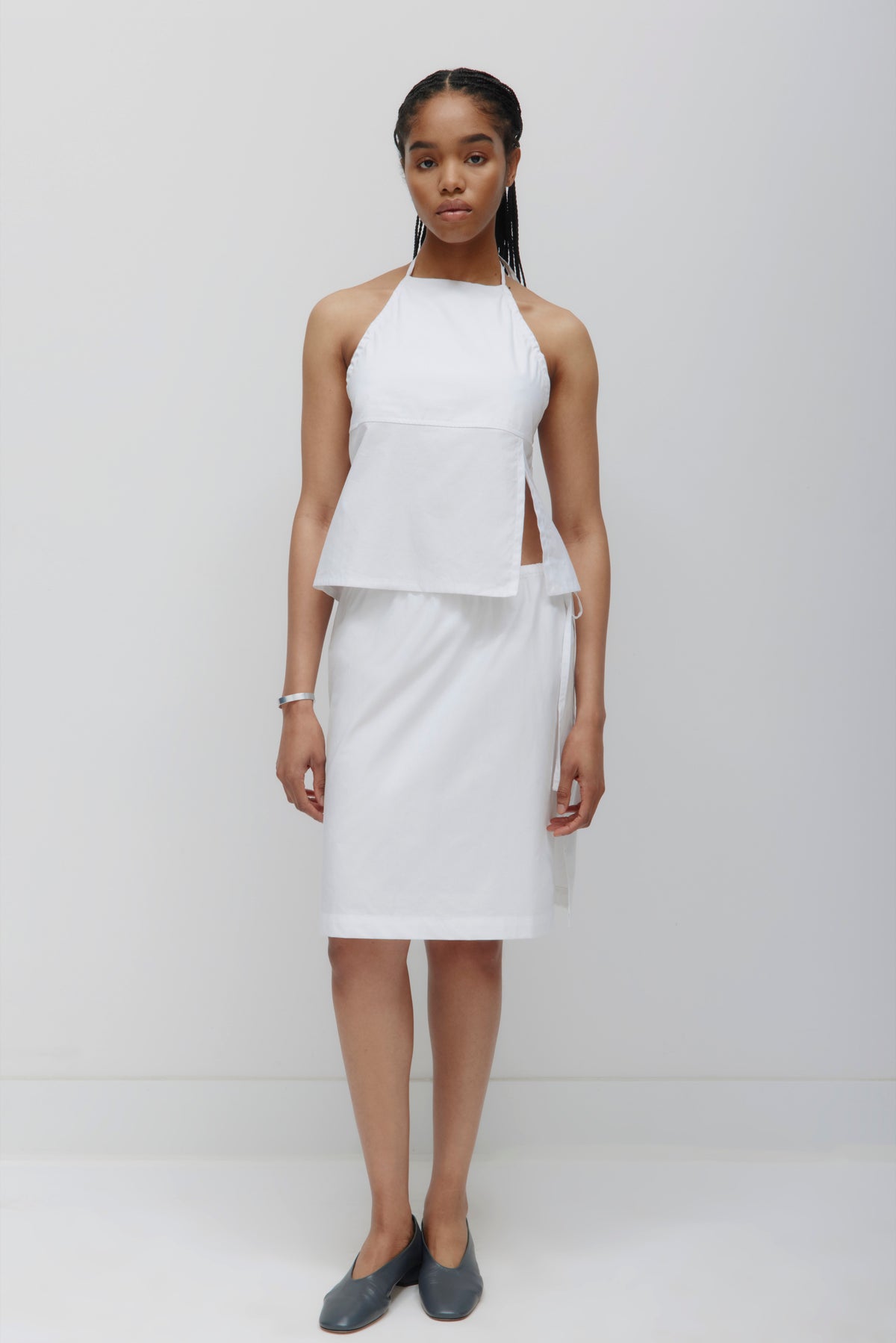 Model is 5’8” and is wearing a size S.