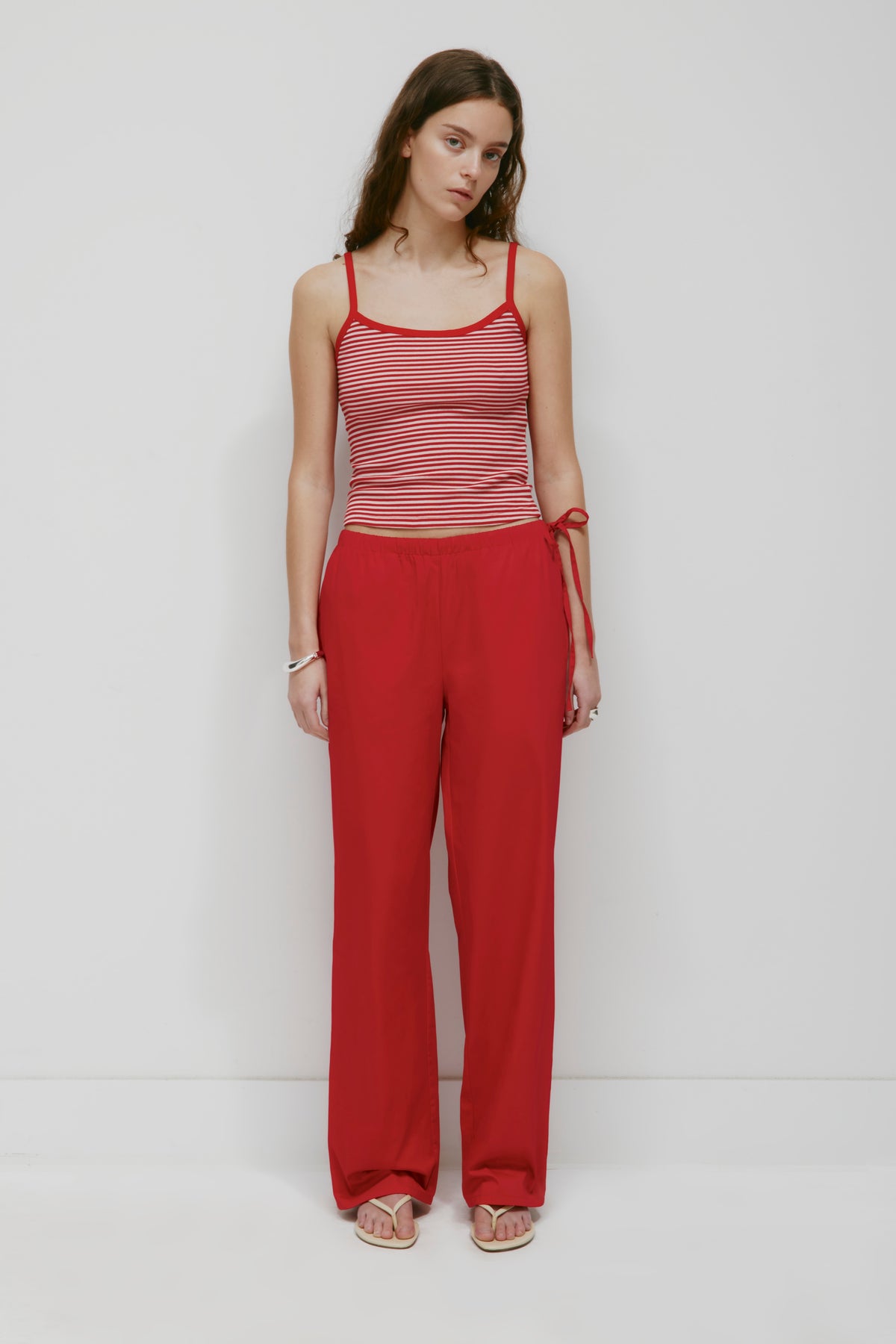 Model is 5’9” and is wearing a size S.