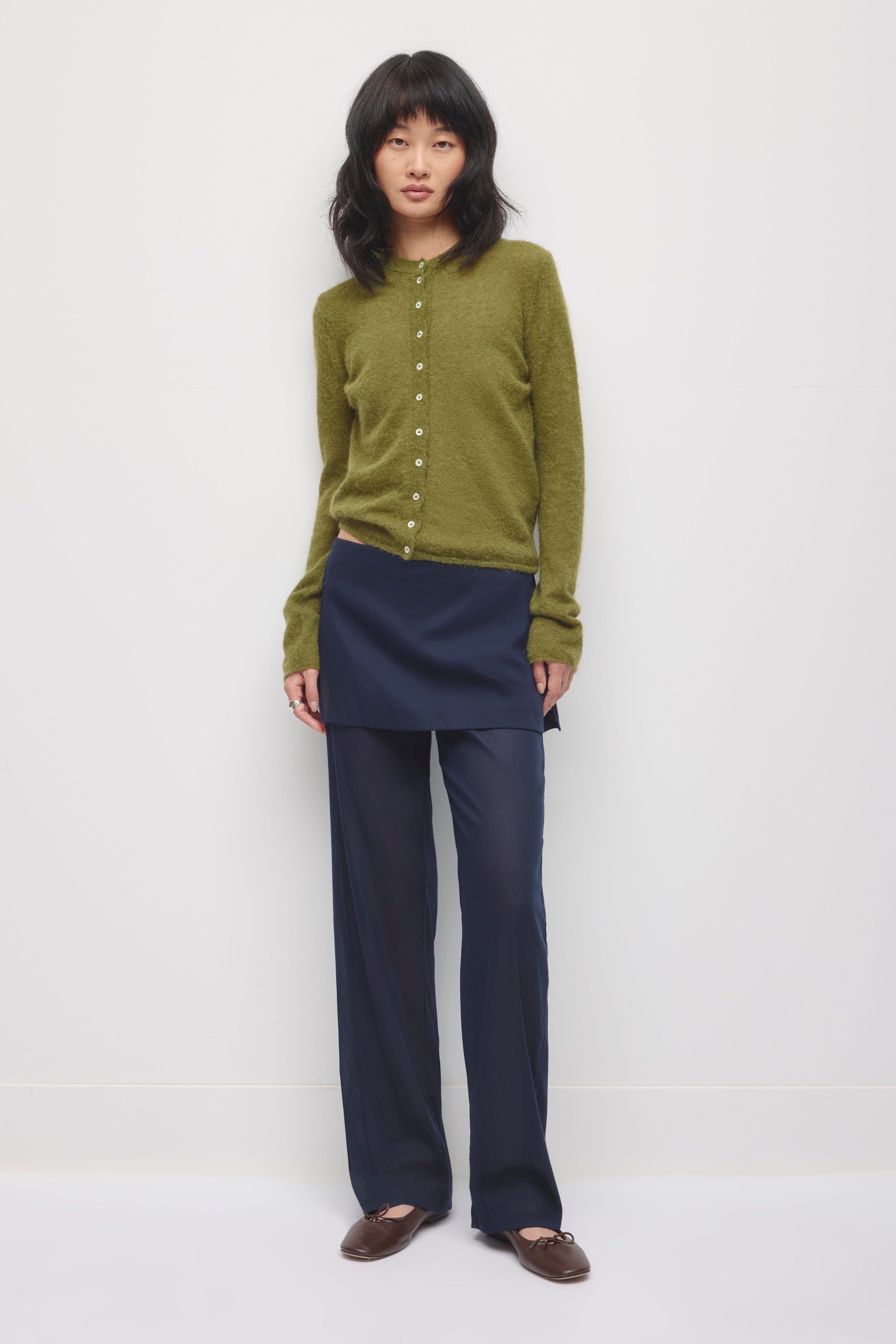 Pantalon superposé Zaina pour femme en océan profond