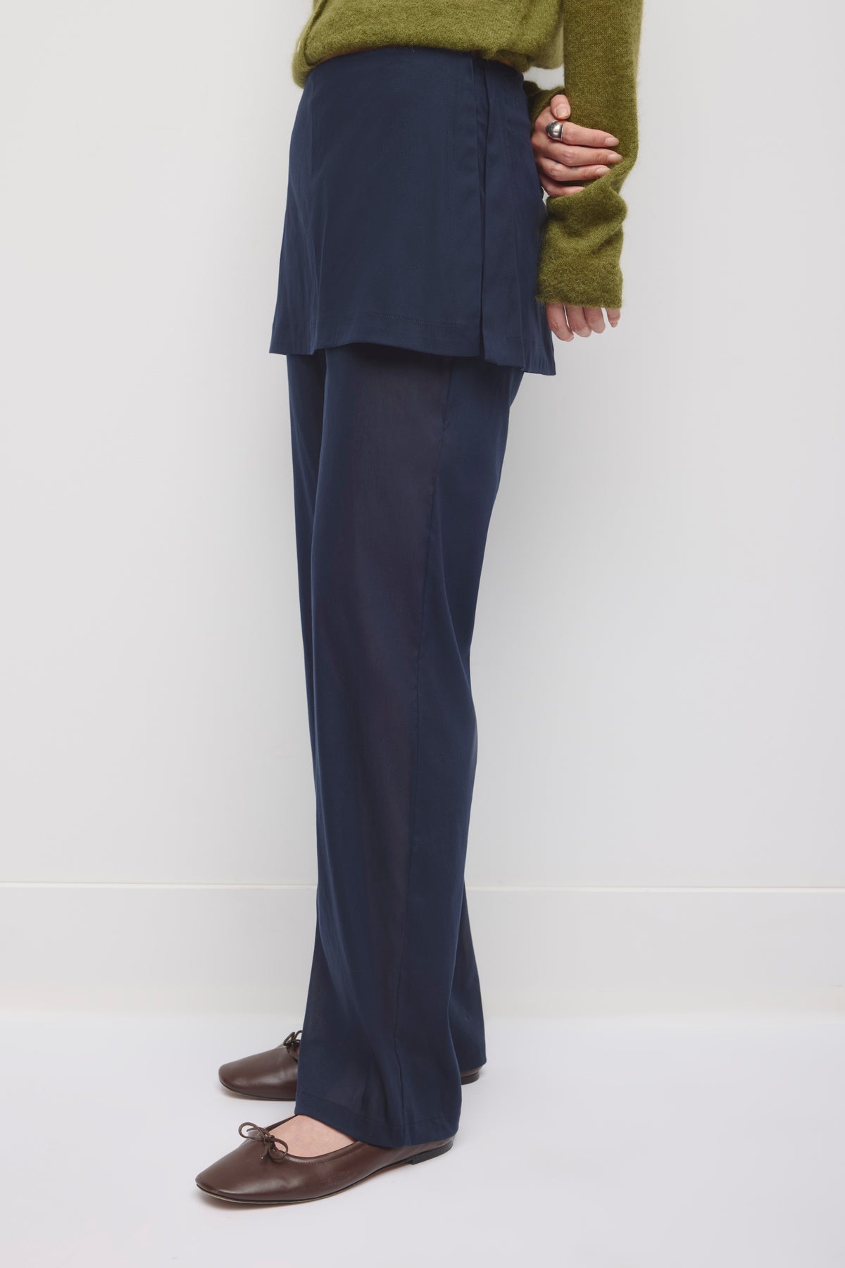 Pantalon superposé Zaina pour femme en océan profond