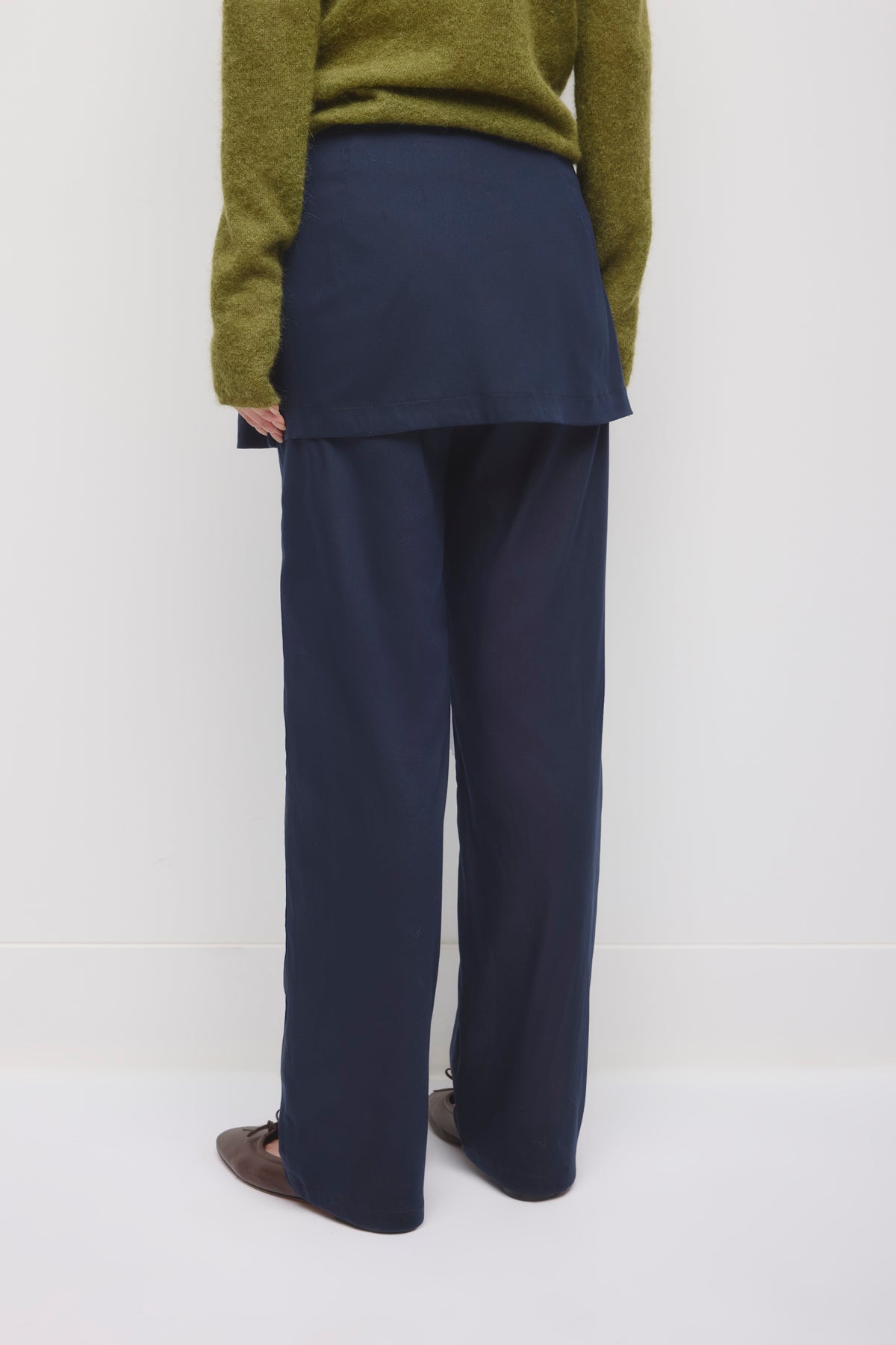 Pantalon superposé Zaina pour femme en océan profond