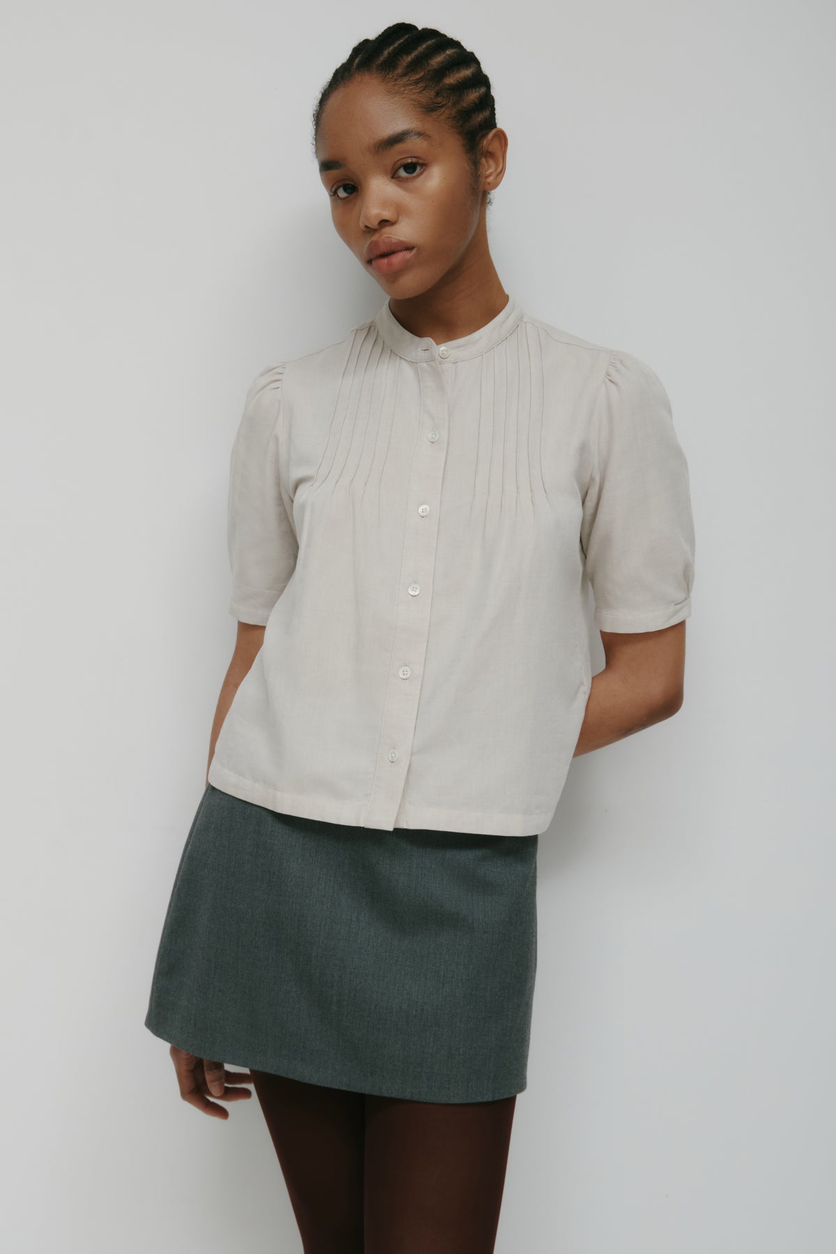 Model is 5’8” and is wearing a size XS.