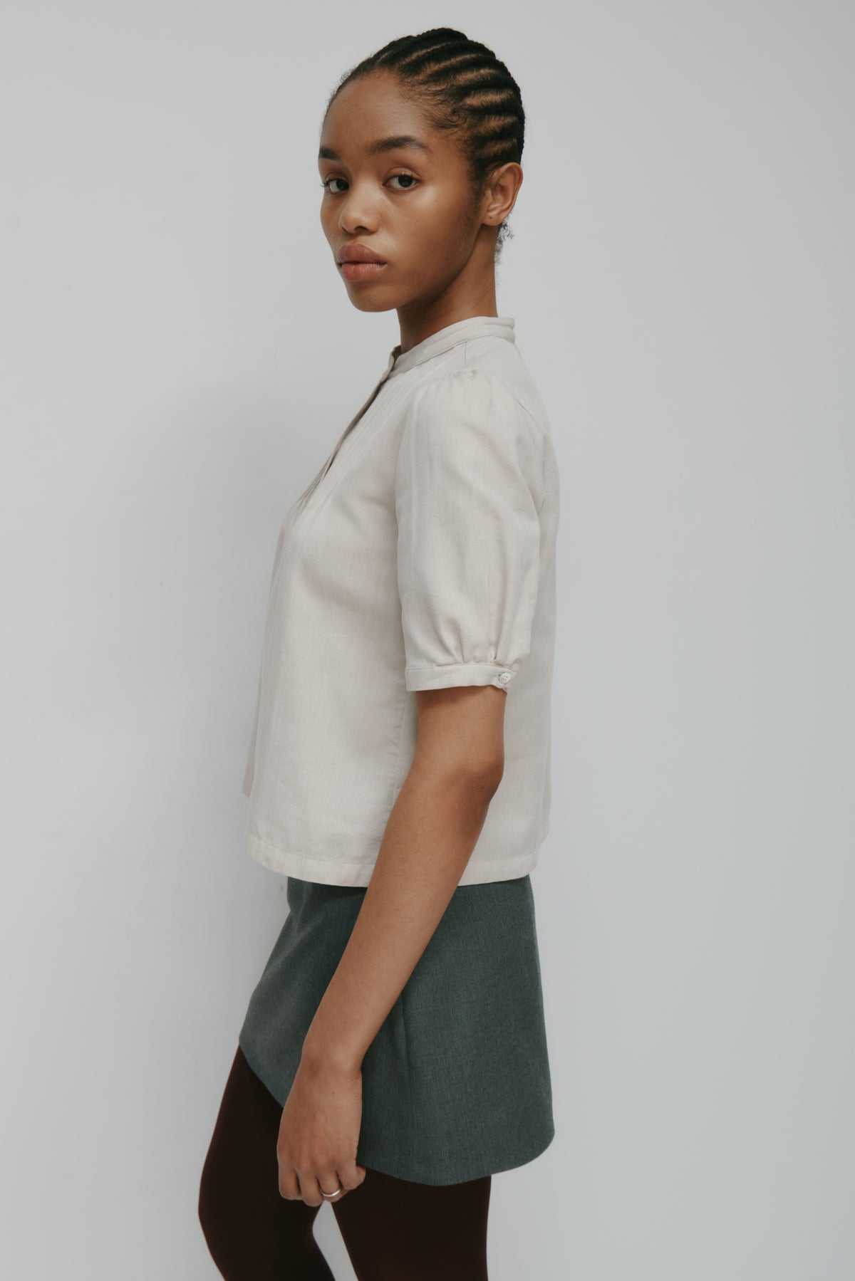 Chemise Zayna pour femme en naturel