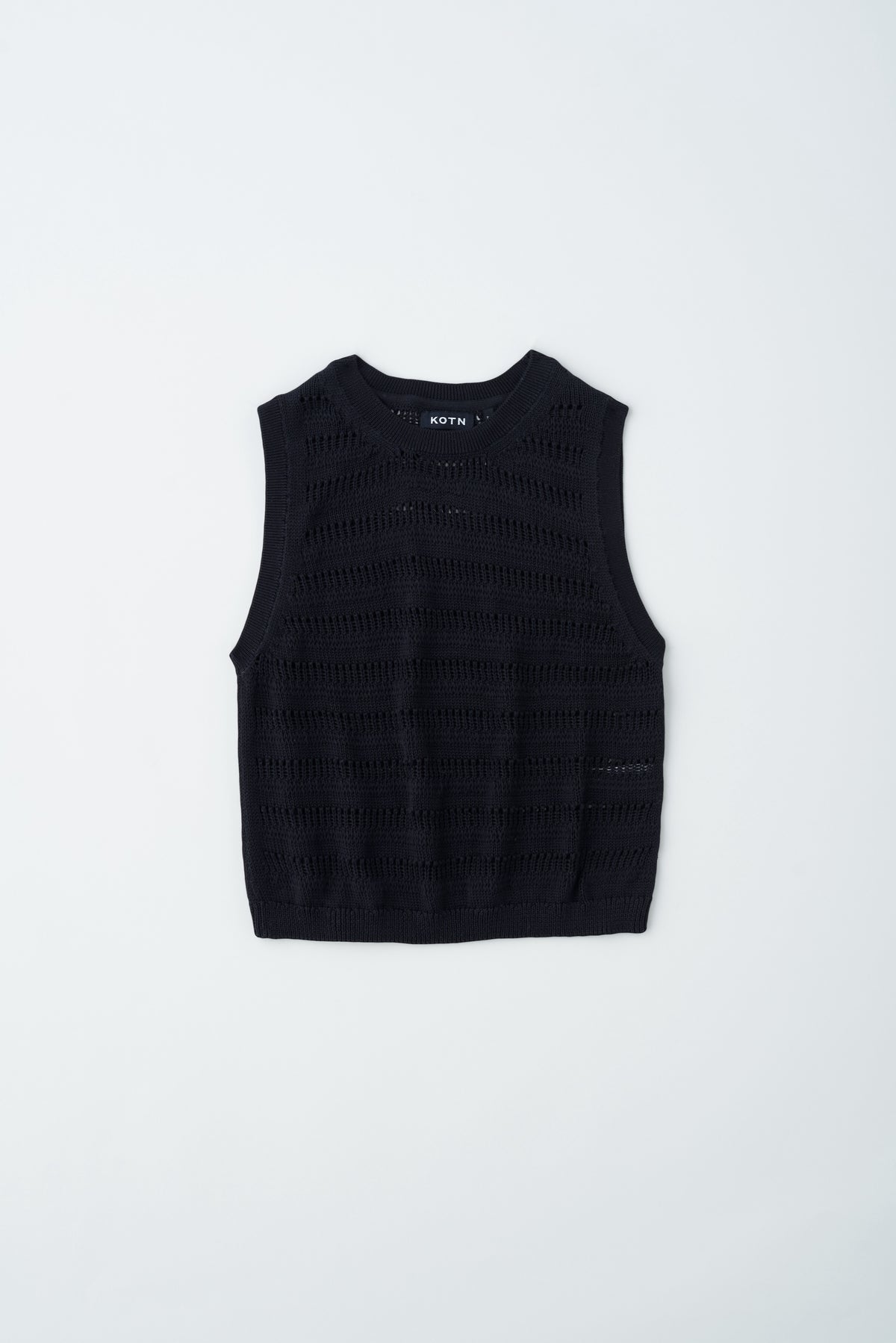 Débardeur en tricot Acacia pour femme en noir