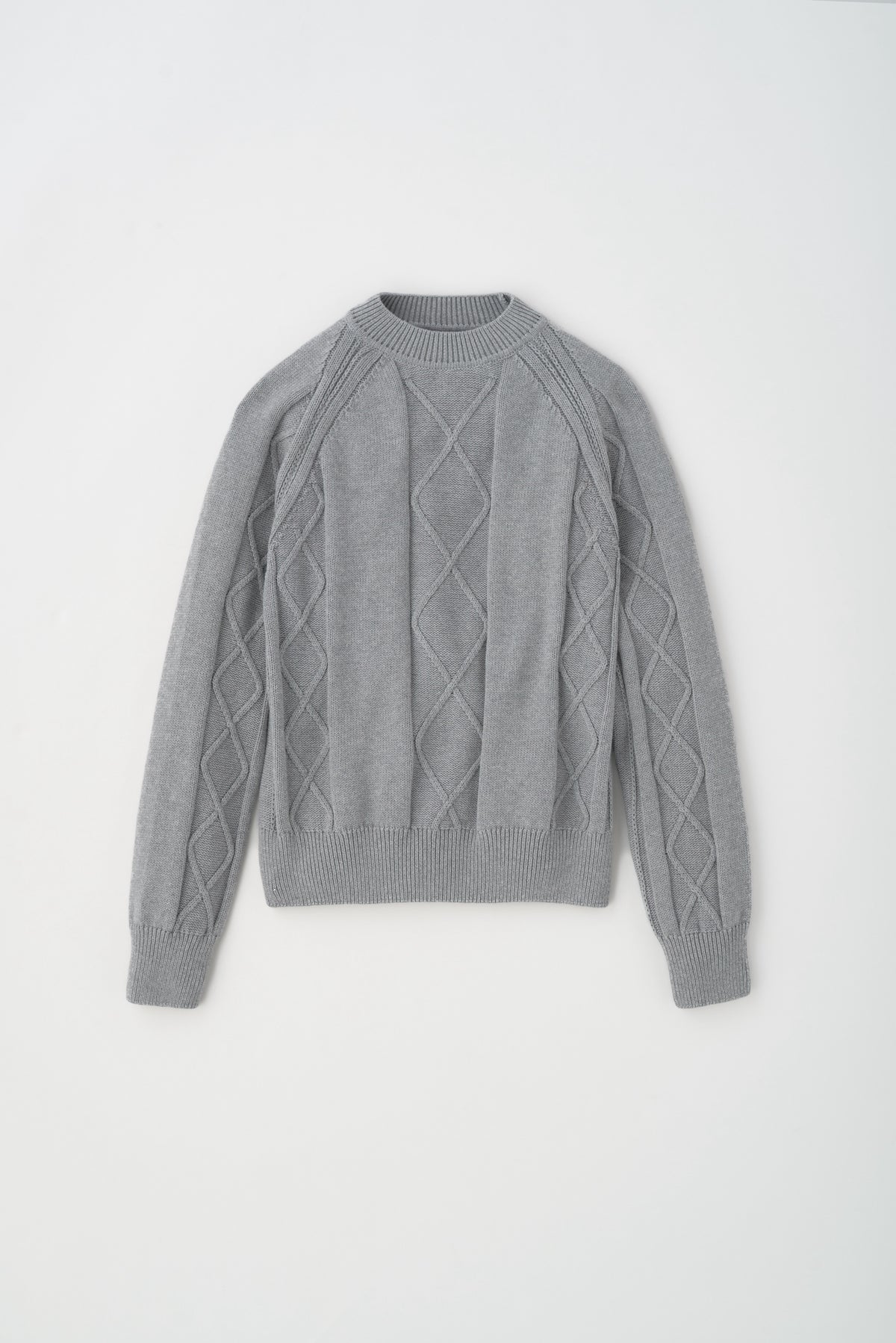Pull Luxor Cable pour femme en mélange fumé