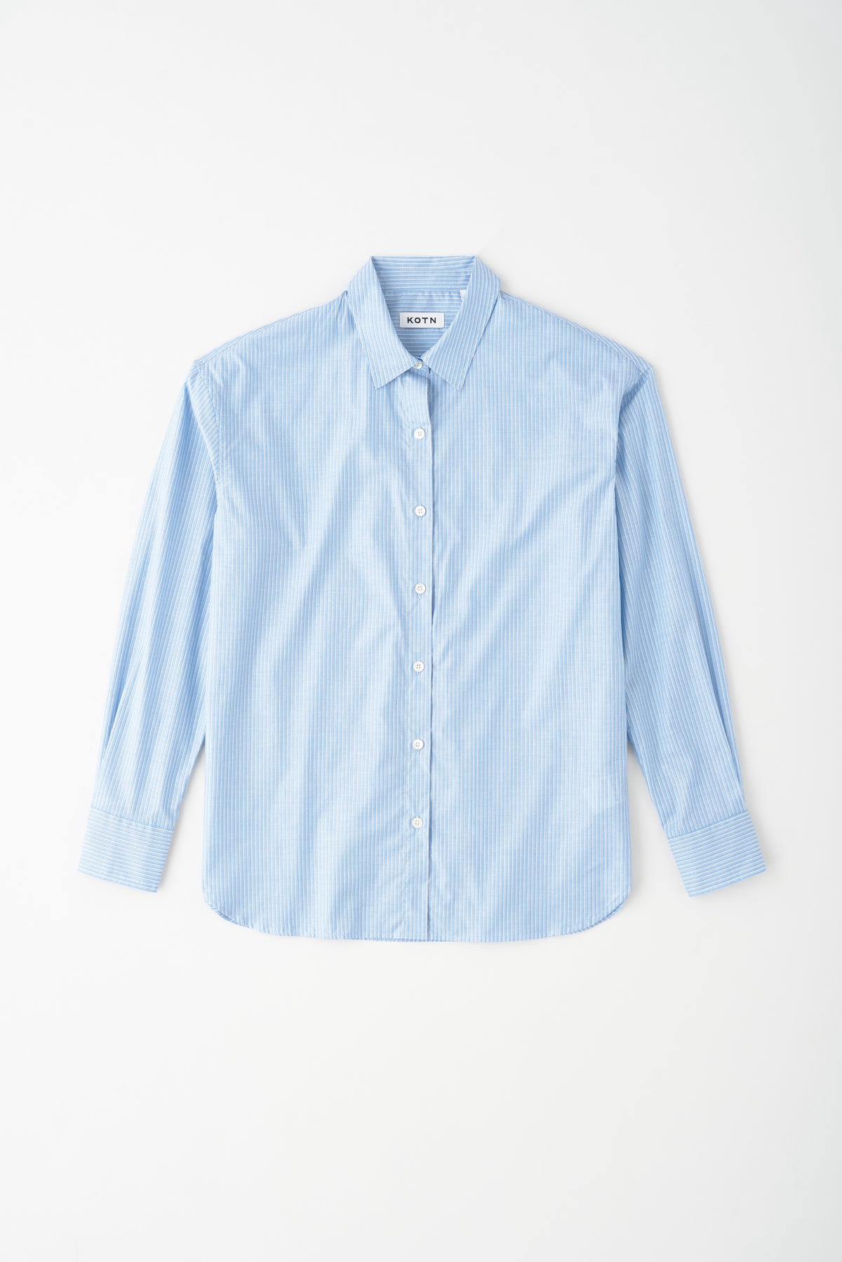 Women's Merire Striped Shirt in Blue Stripe