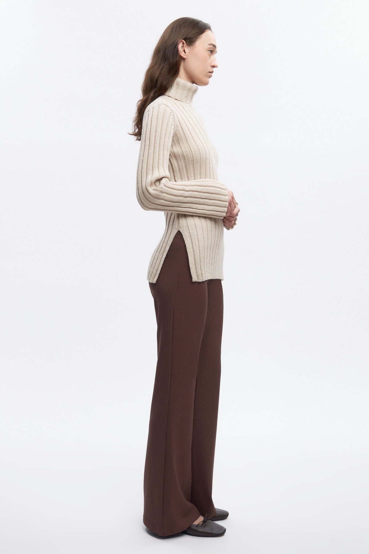 Women's 90's Turtleneck in Oat