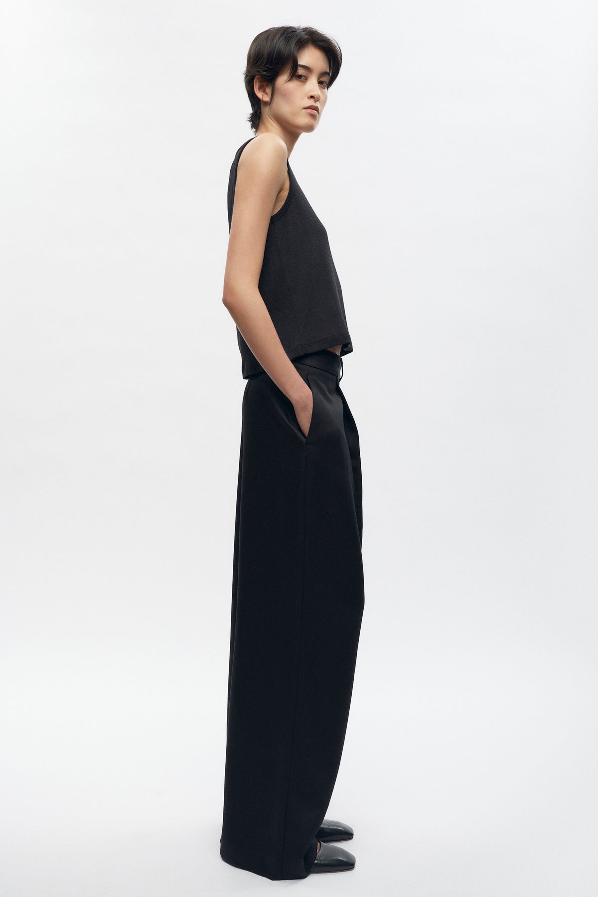 Pantalon Amun pour femme en noir