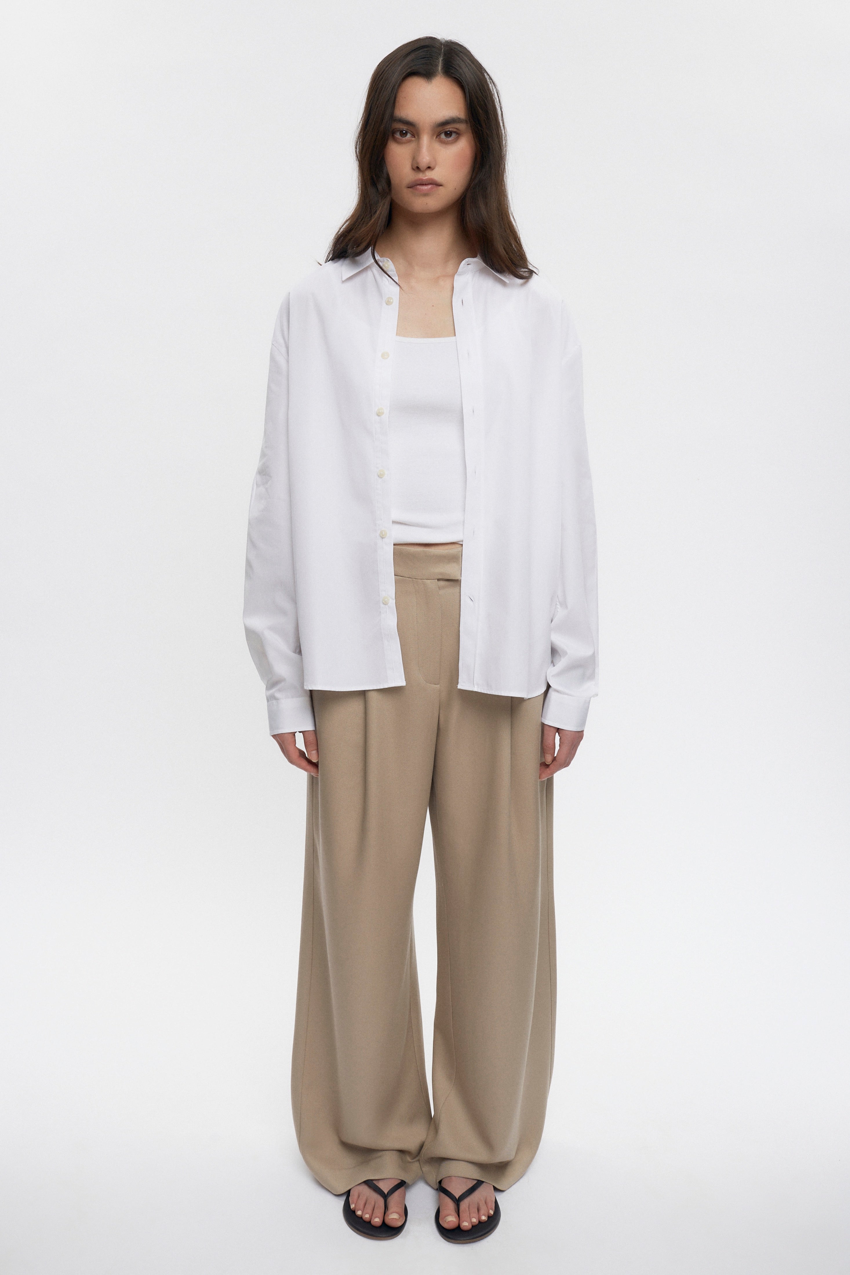 Pantalon Amun pour femme en fog