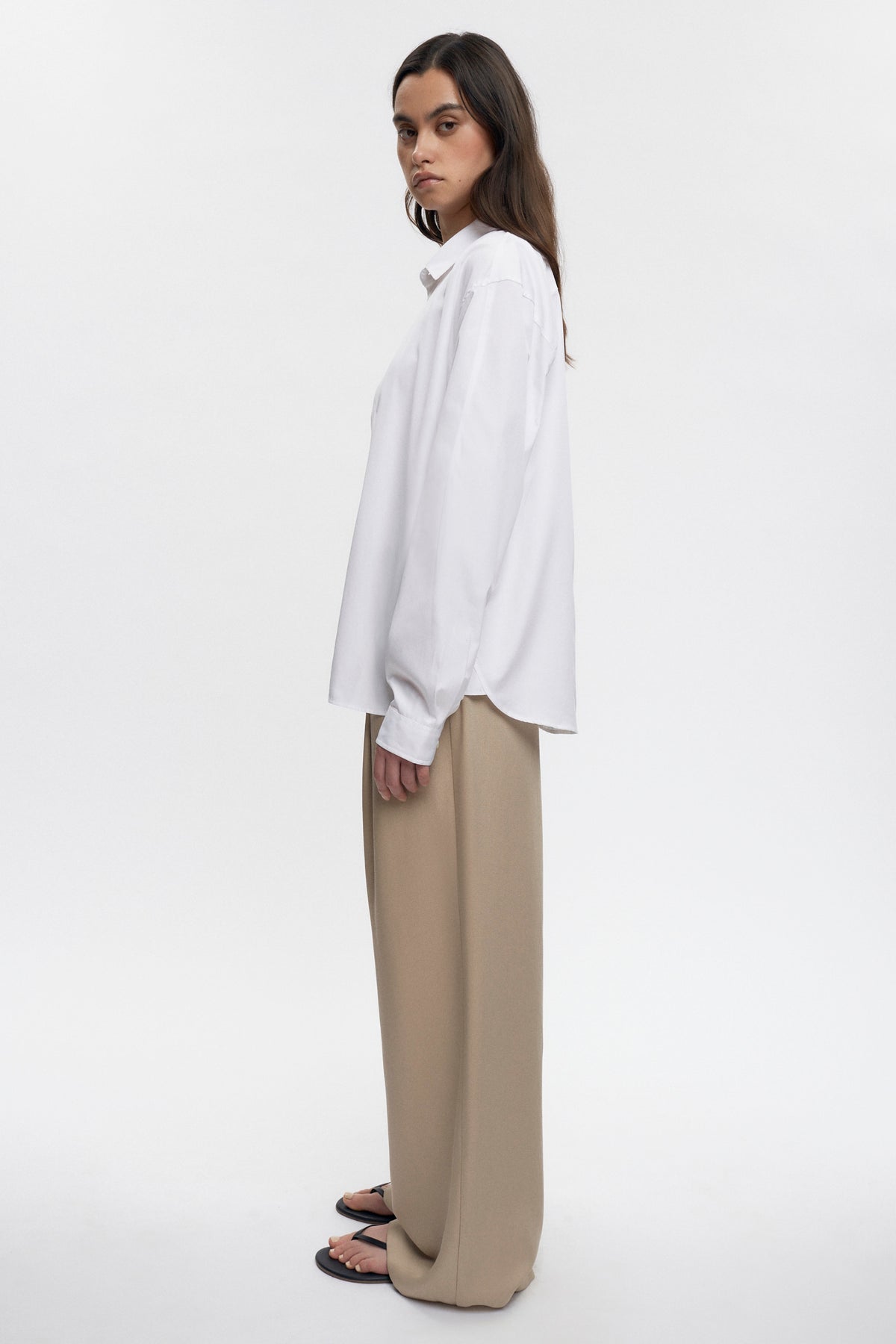 Pantalon Amun pour femme en fog