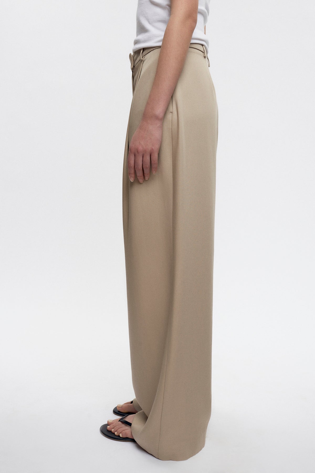 Pantalon Amun pour femme en fog