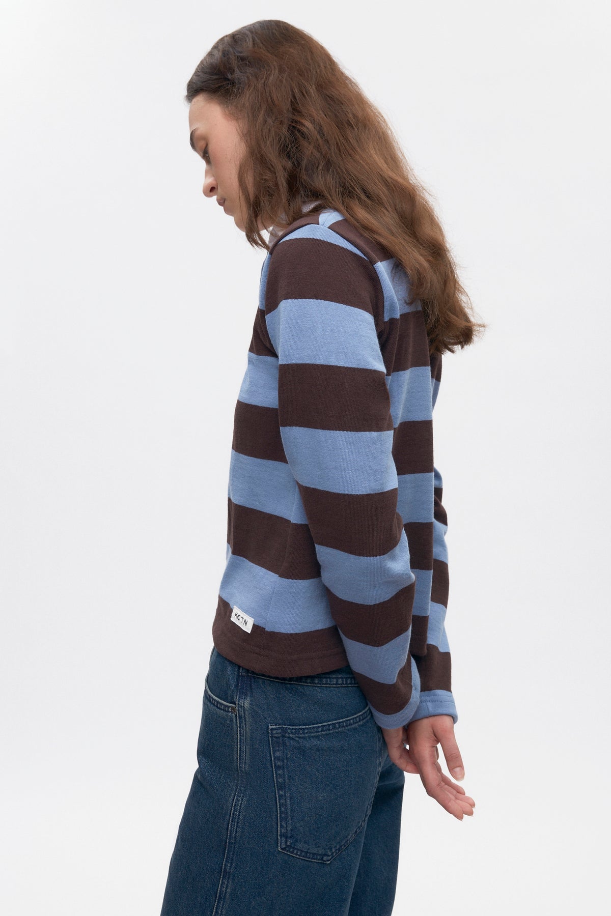 Maillot de rugby rétréci en columbia/Brown