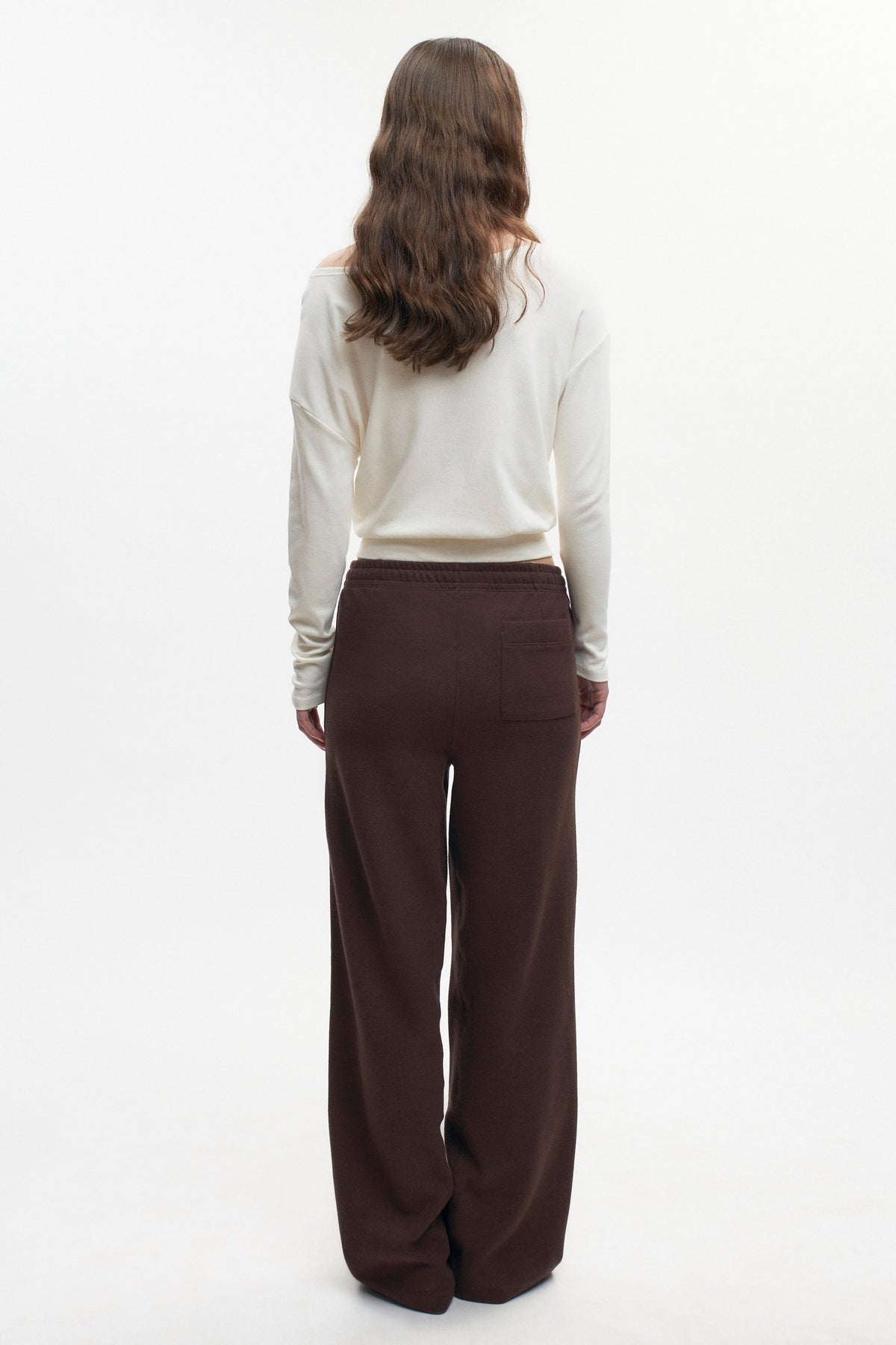 Pantalon confortable pour femmes en graine de café