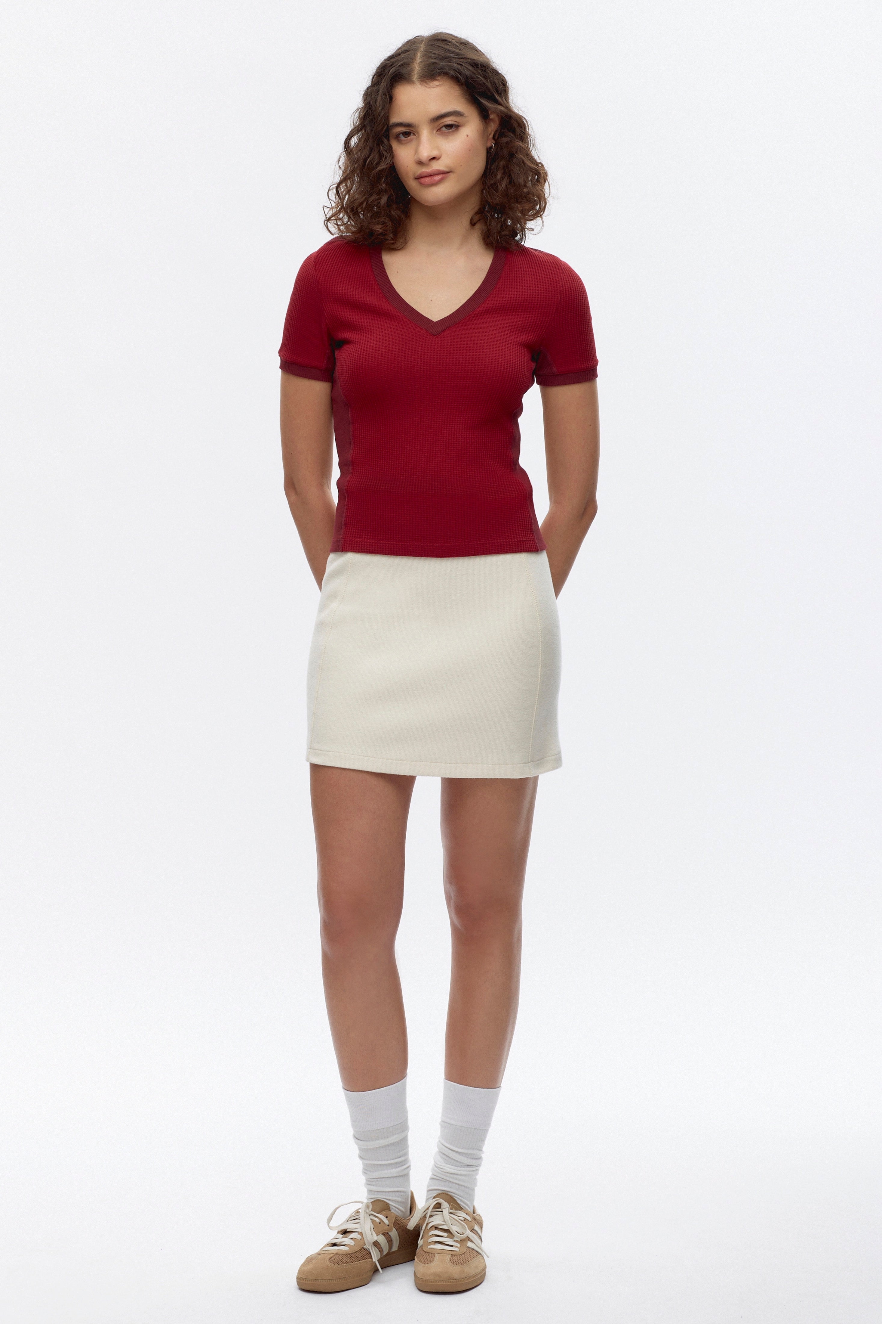 Jupe Cozy pour femme en naturel