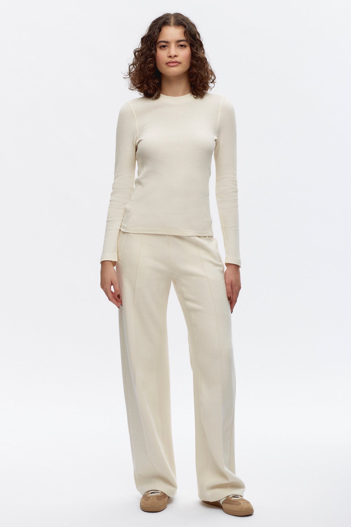 Pantalon de survêtement douillet pour femmes en naturel