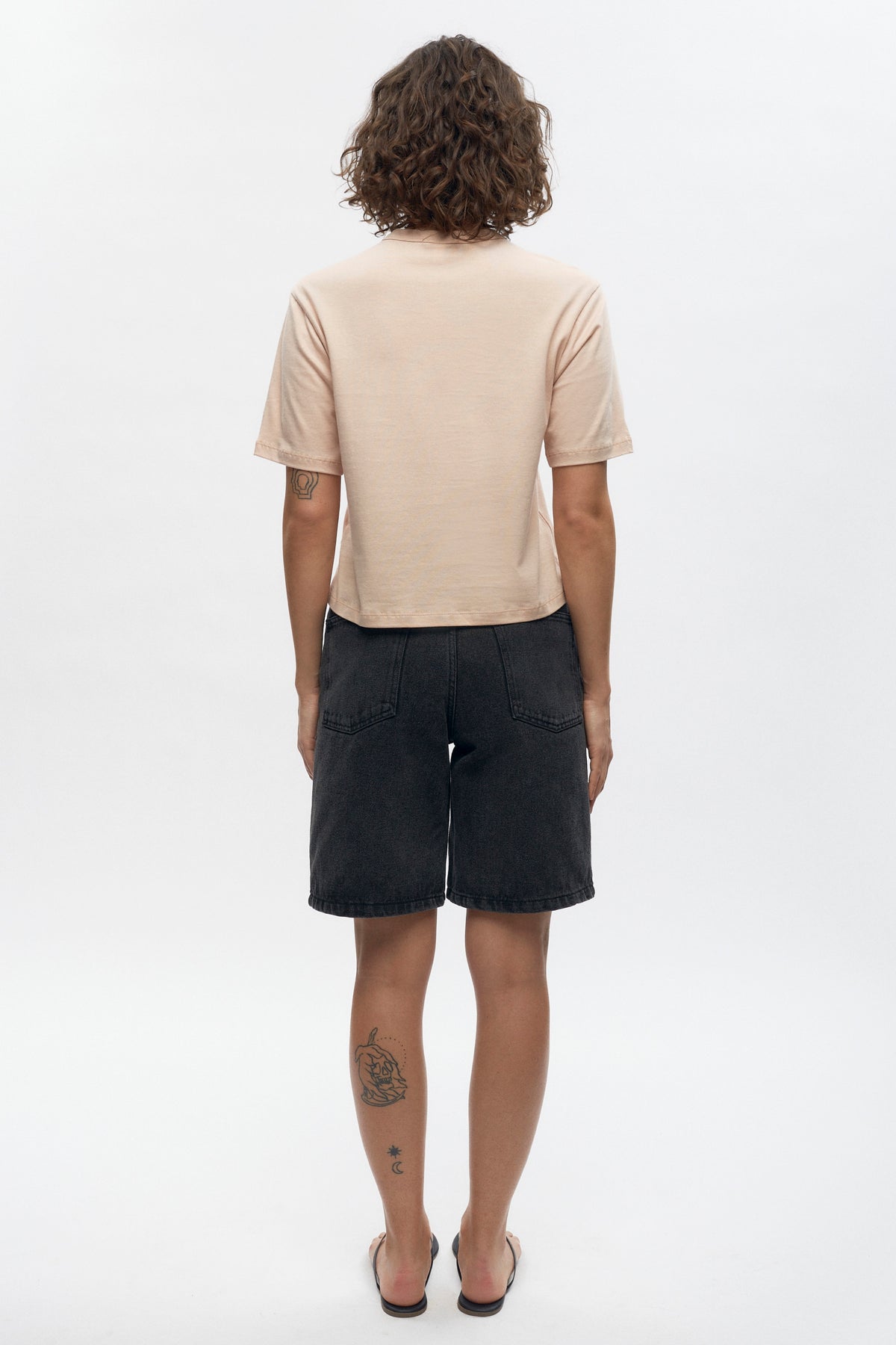 T-shirt Easy Crew Femme en cameo Rose