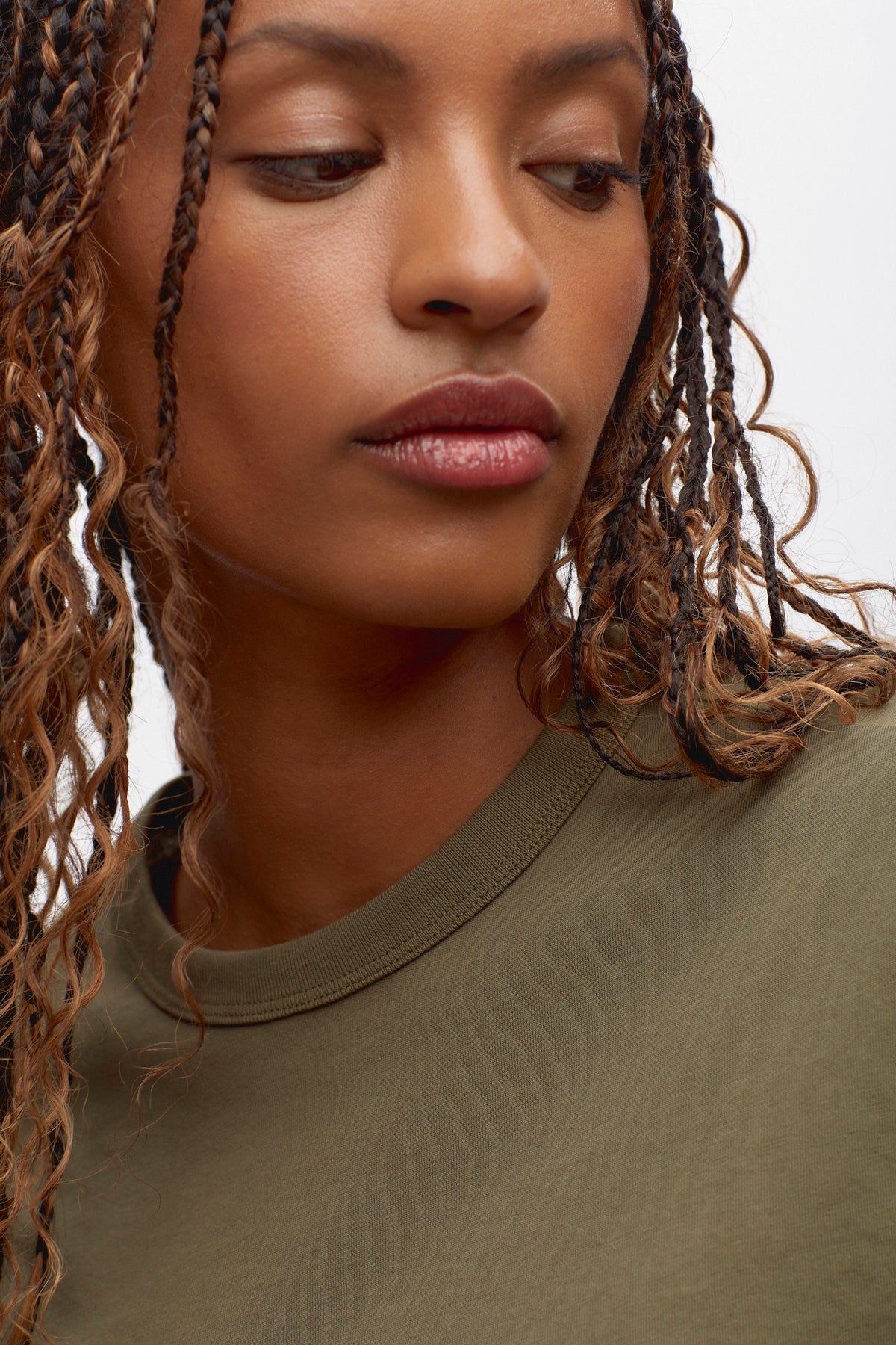 Women's Easy Crew in Olive