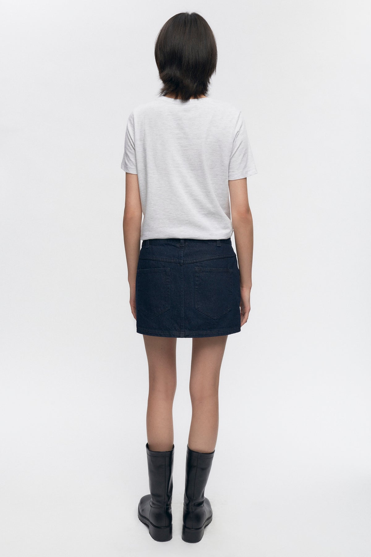 Coupe essentielle pour femmes en ash Melange