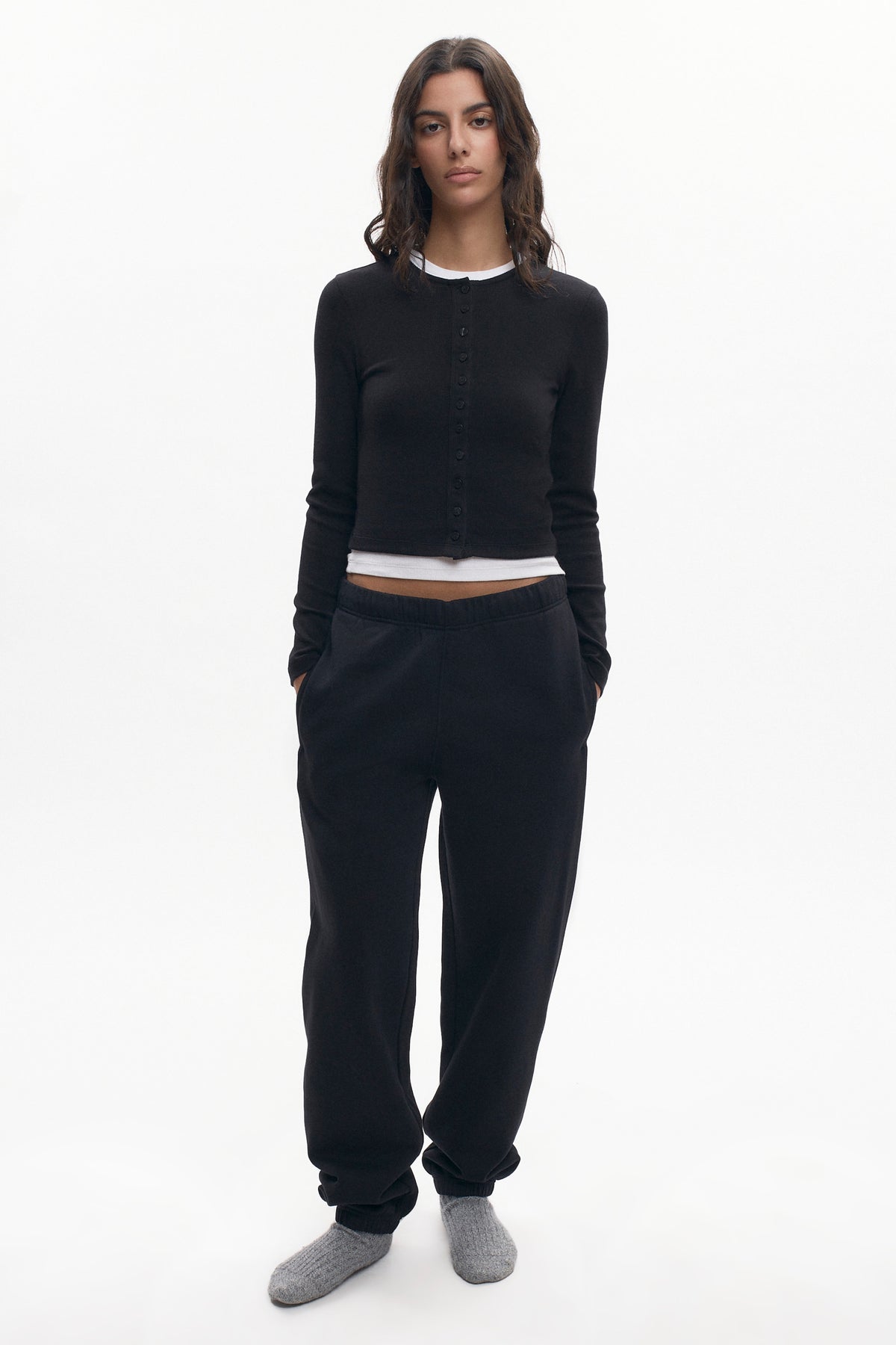 Pantalon de survêtement Essential pour Femme en noir
