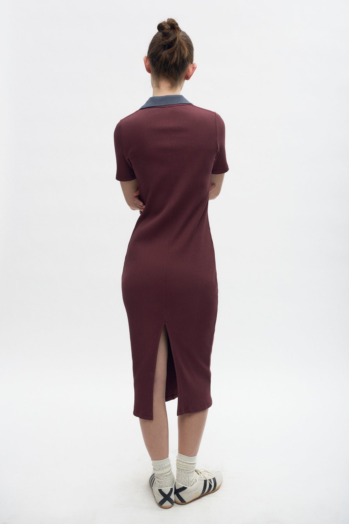 Robe Garden City pour femme en prune/Crépuscule foncé
