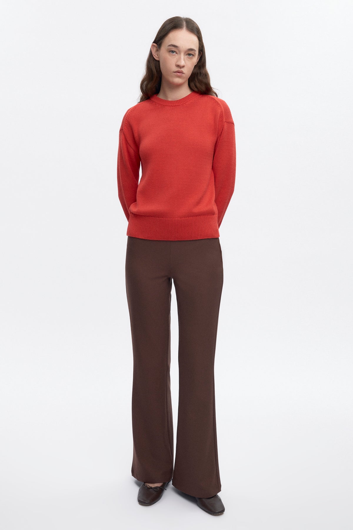Pull Hamatah pour femmes en rouge vif