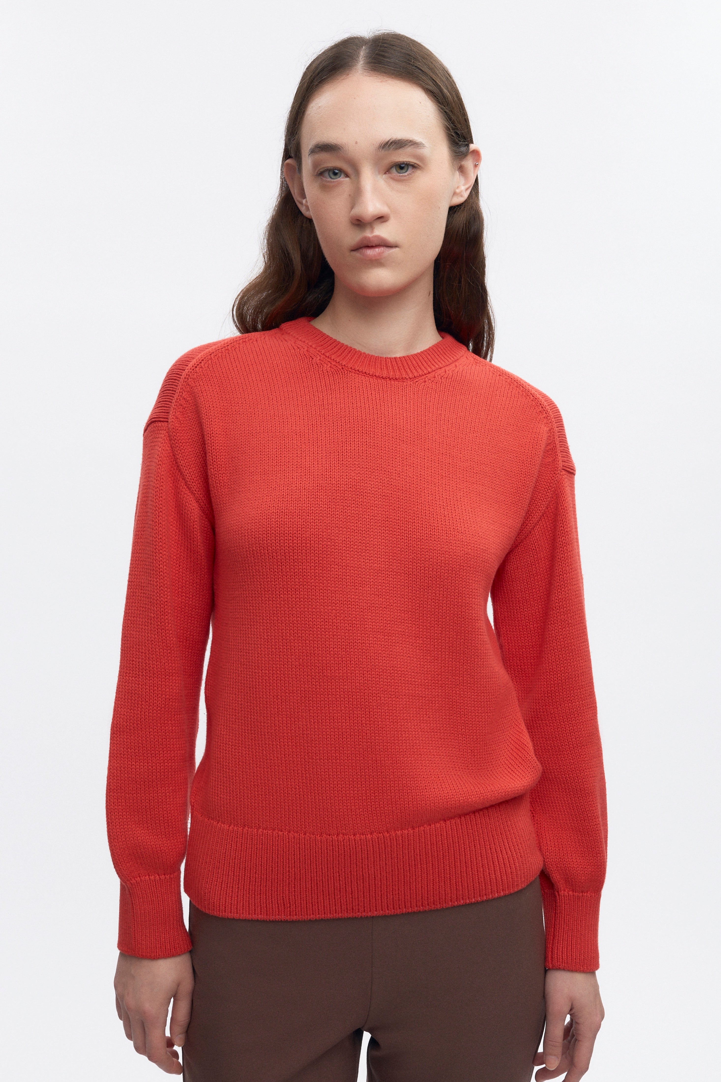 Women's Hamatah Sweater in Fiery Red