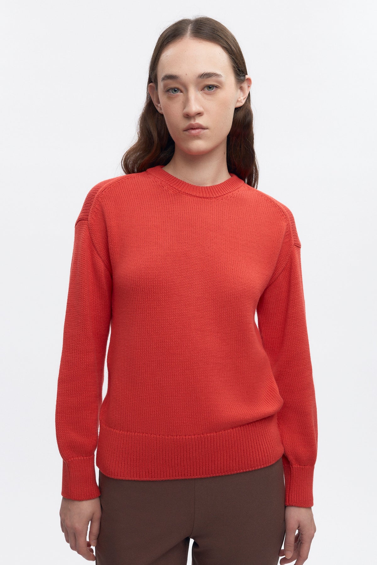 Pull Hamatah pour femmes en rouge vif