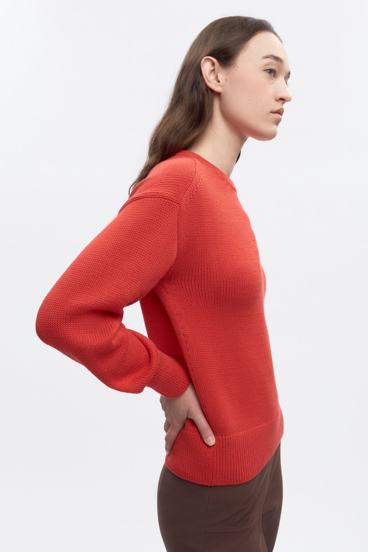 Pull Hamatah pour femmes en rouge vif