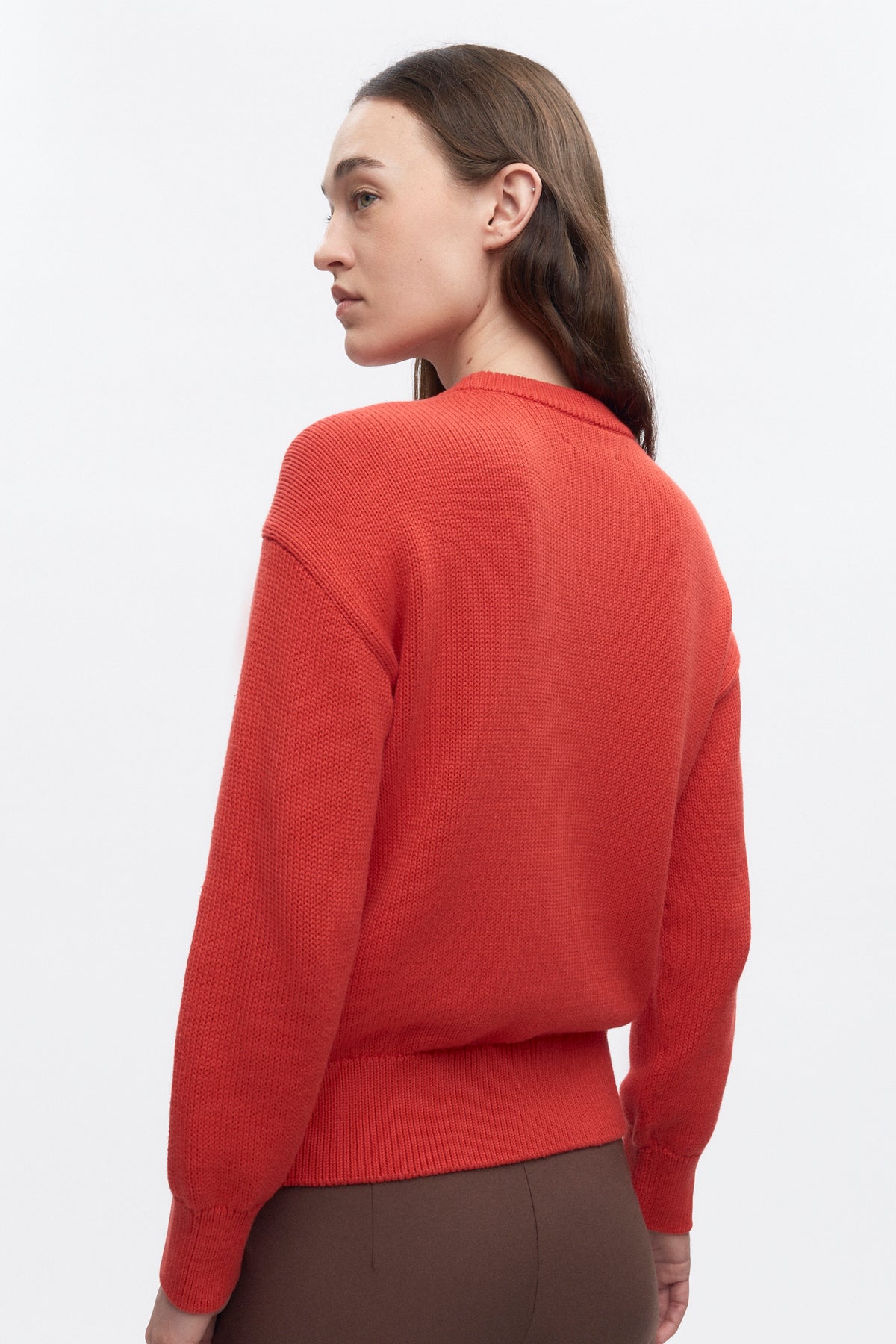 Pull Hamatah pour femmes en rouge vif