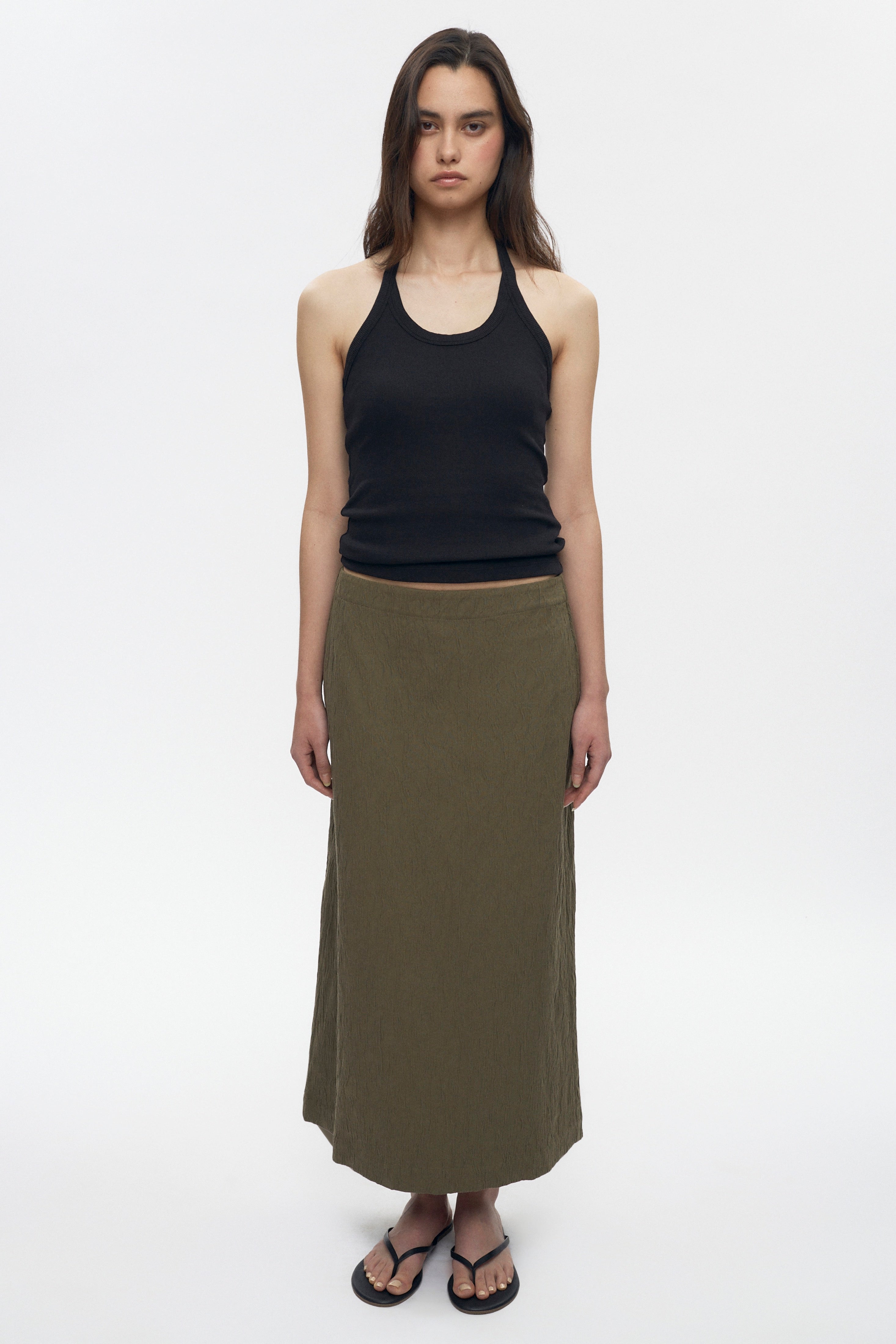 Jupe Hathor pour femme en olive