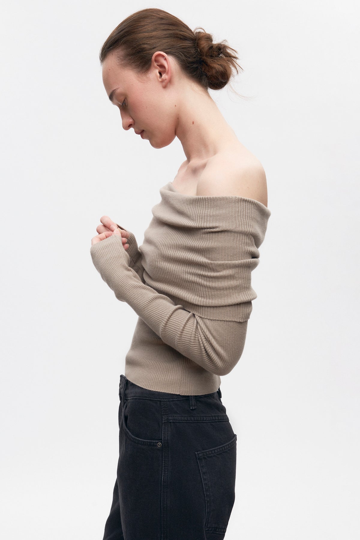 Women's Kornesh Longsleeve in Taupe