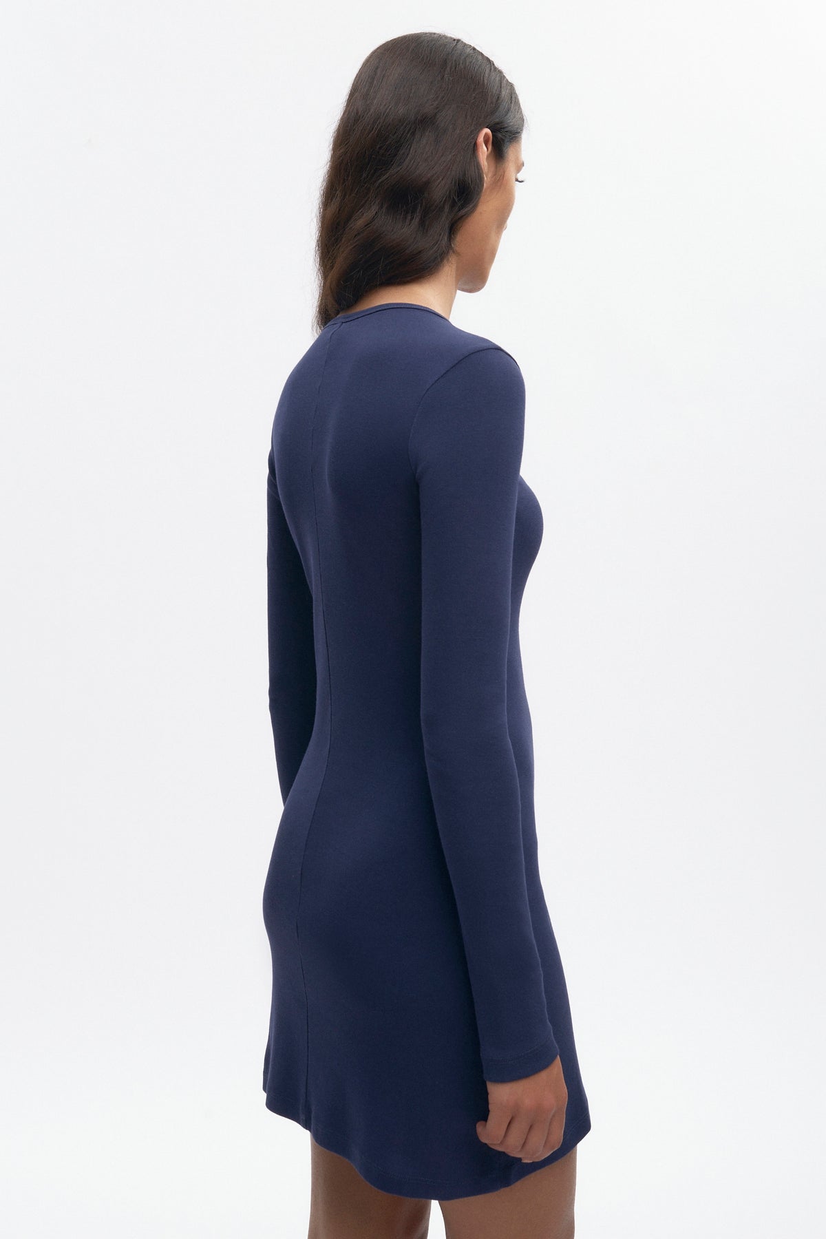 Mini-robe à manches longues pour femme en midnight