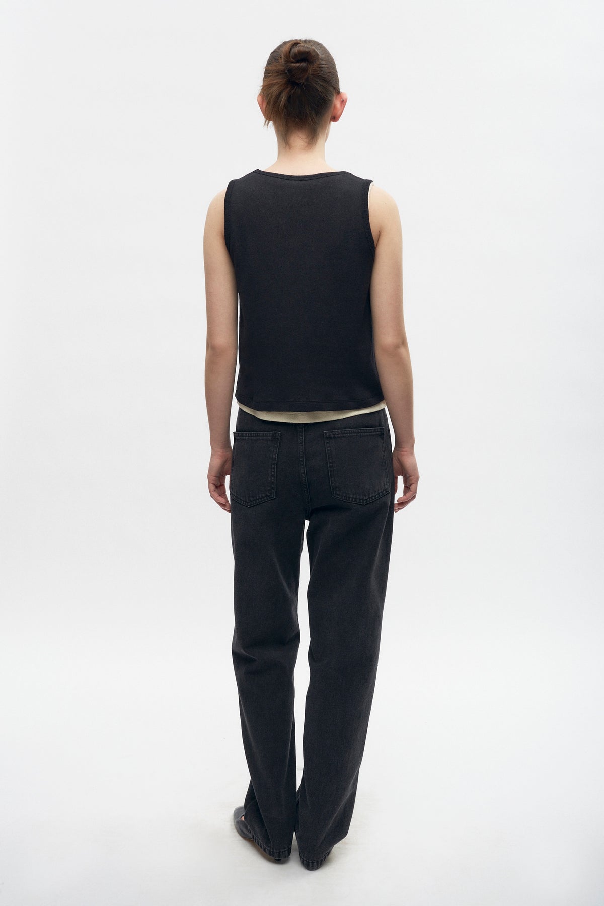 Women's Luxor Jersey Tank in Black