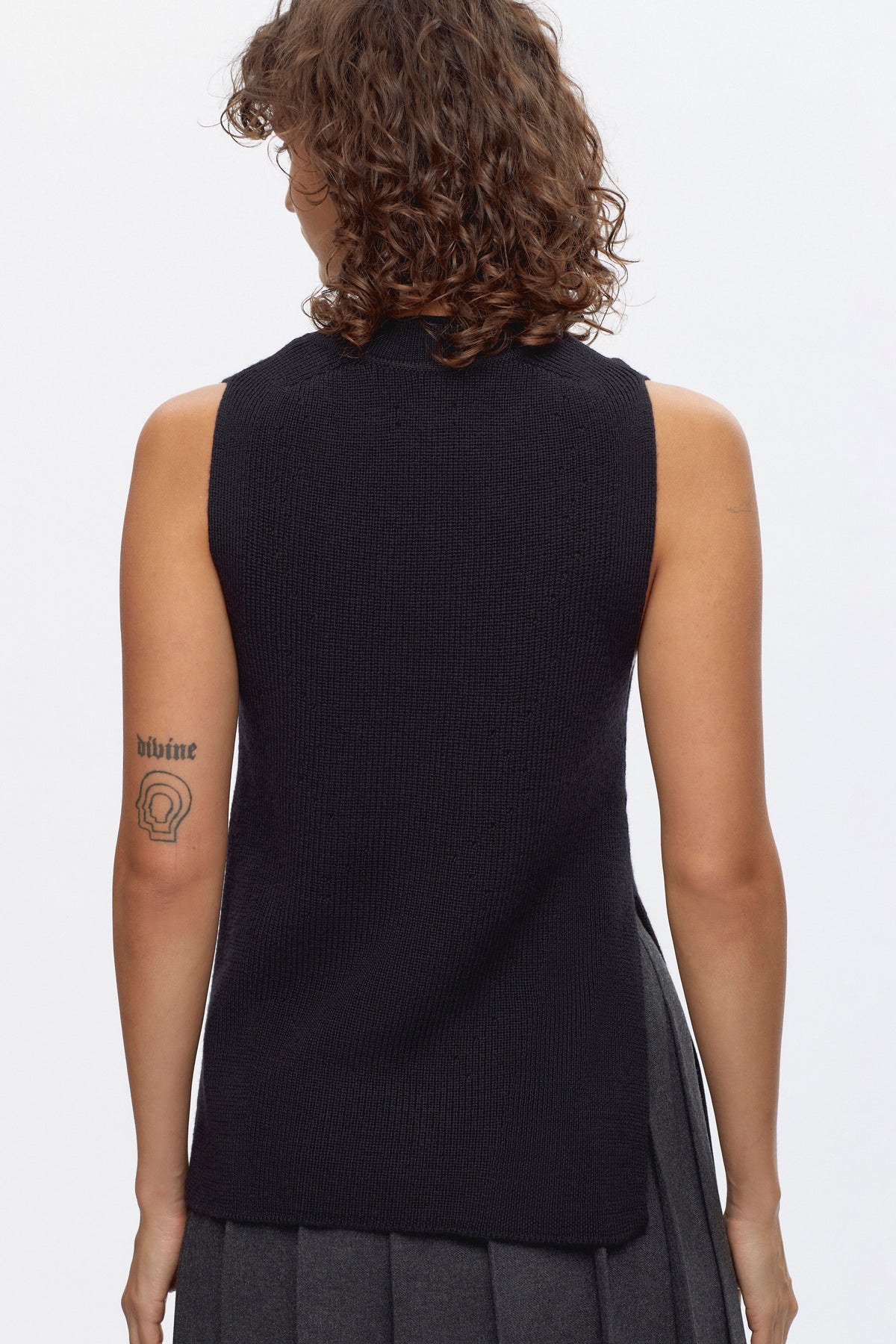 Gilet Maadi pour femme en noir