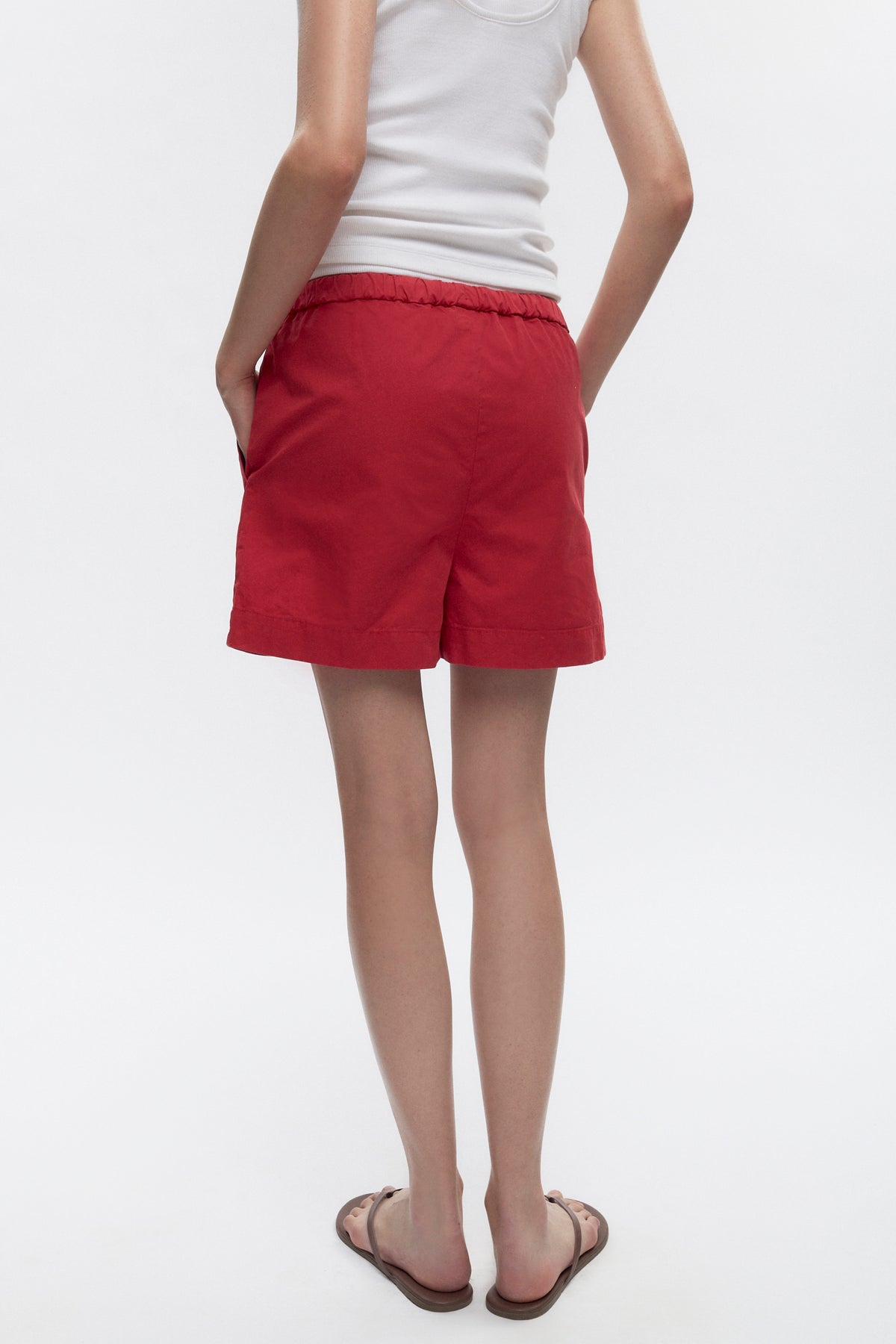 Short à enfiler Merire pour femmes en jester Rouge