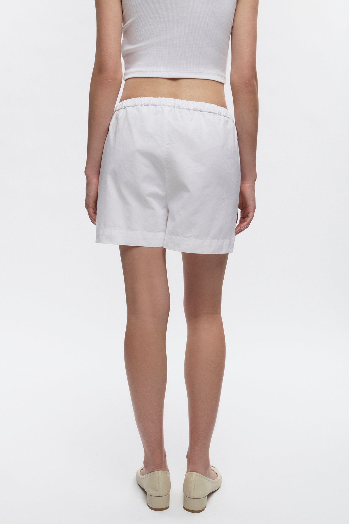 Women's Merire Pull On Shorts in White