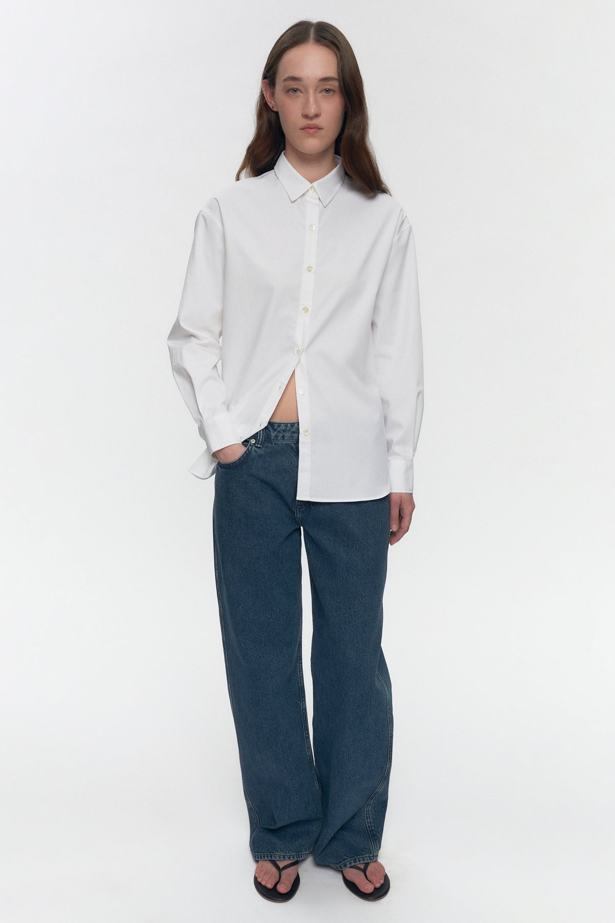 Chemise Merire pour femme en blanc
