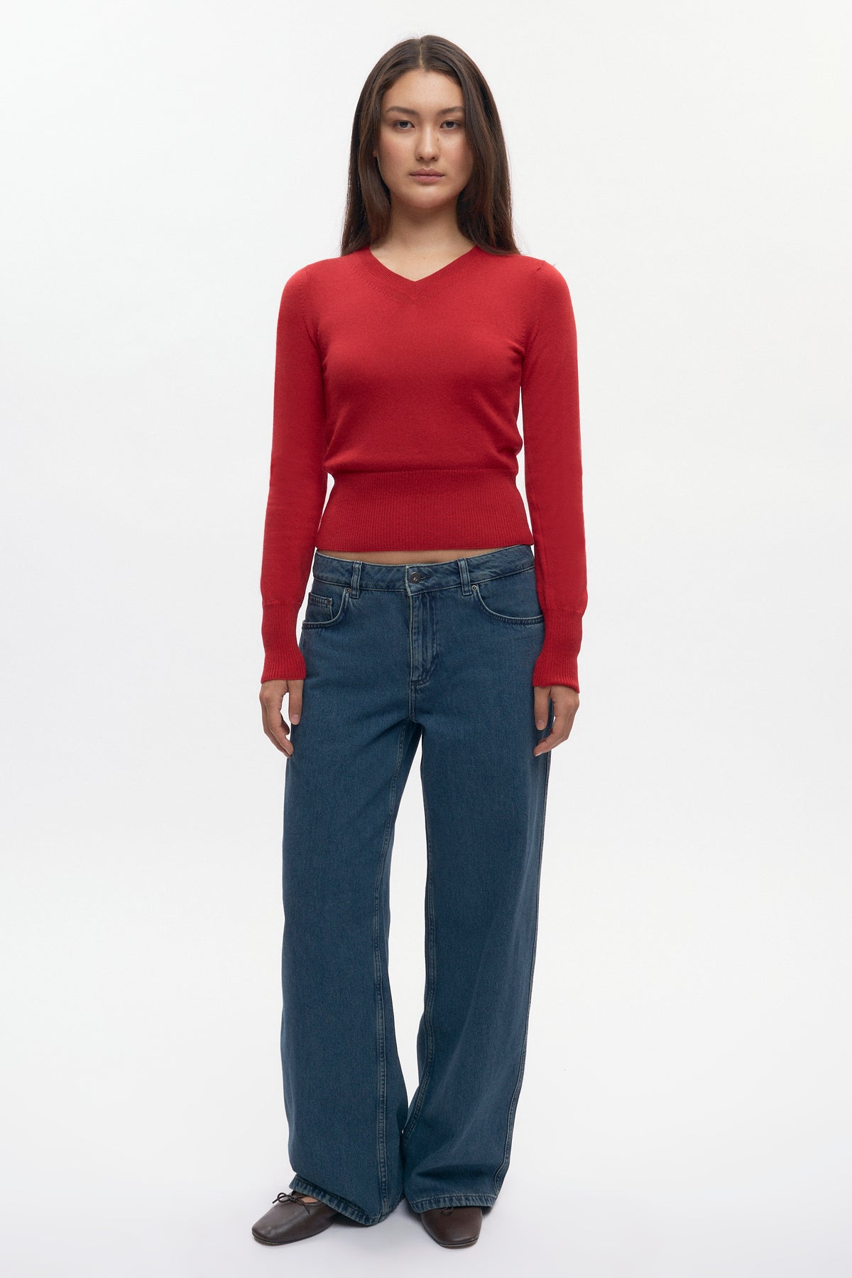 Women's Nahla Denim  in Mid Wash